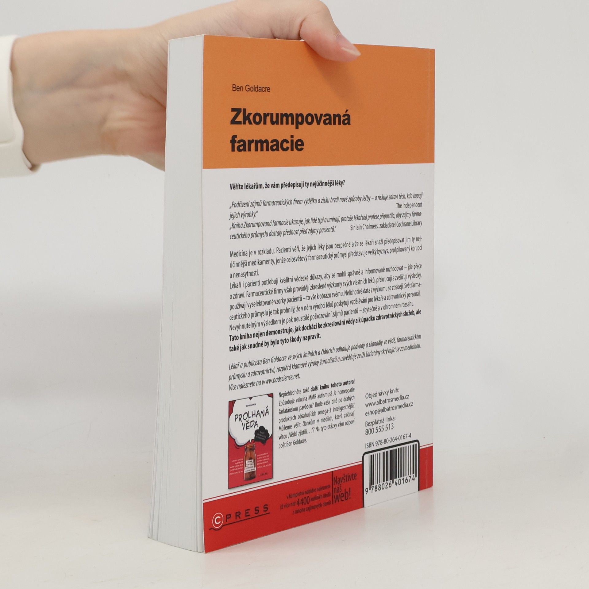 Ben Goldacre Zkorumpovaná farmacie