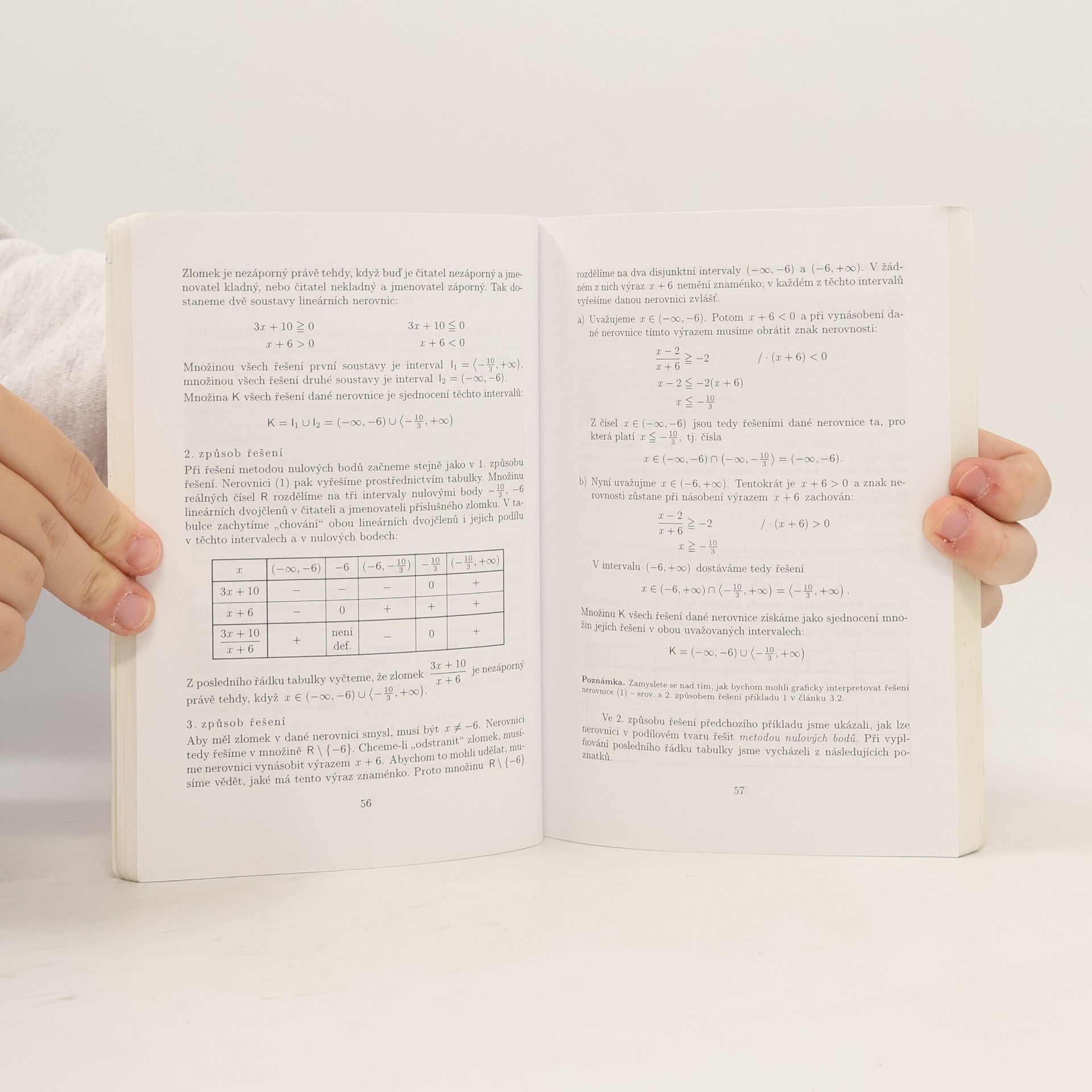 Leo Boček Matematika pro gymnázia. Rovnice a nerovnice