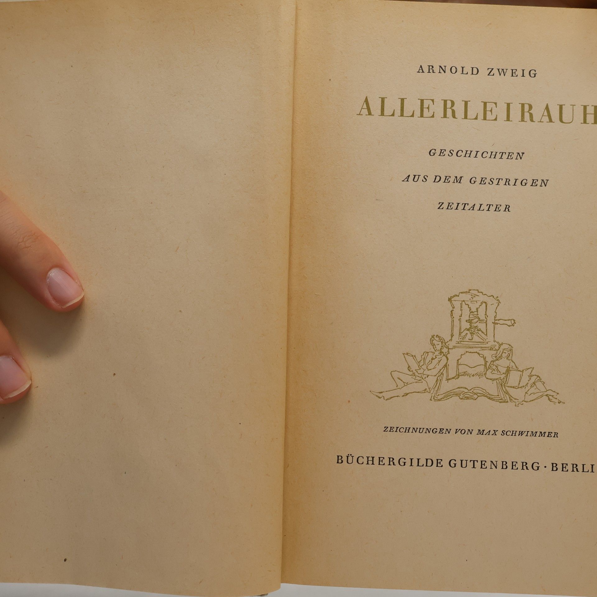Arnold Zweig Allerleirauh