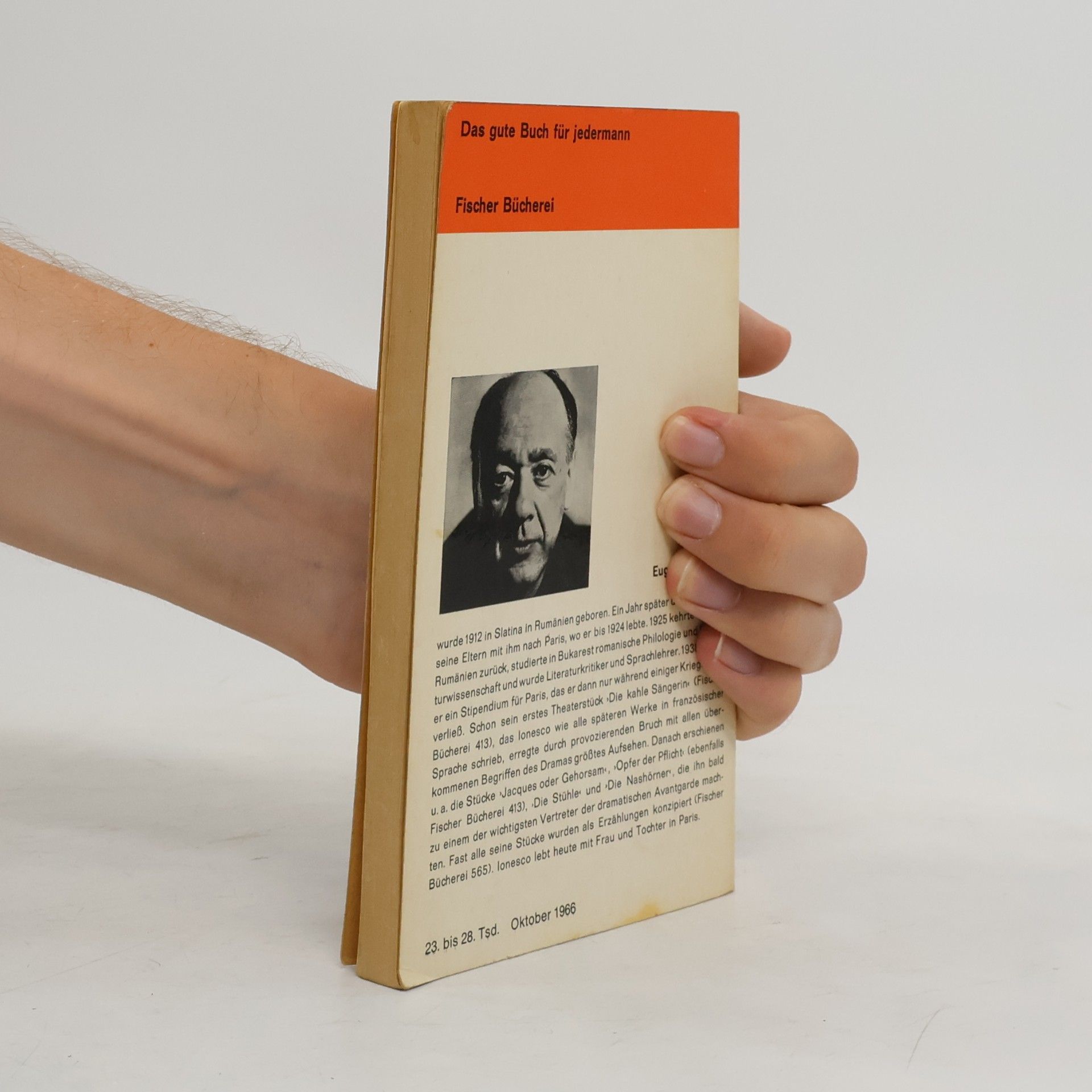Eugène Ionesco Impromtu Die Nashörner. Zwei Stücke