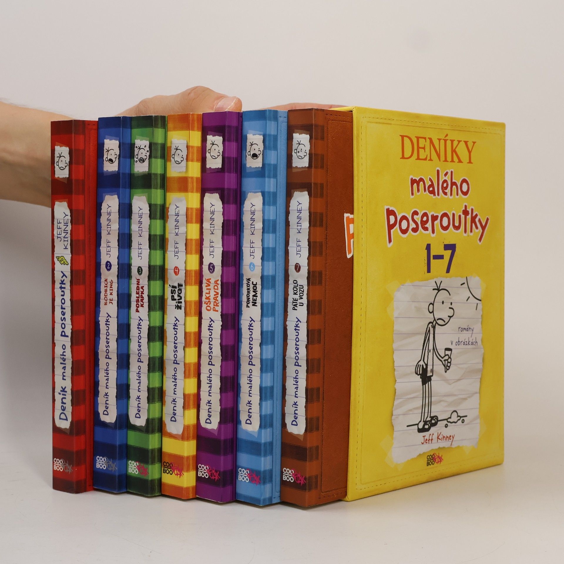 Jeff Kinney Deník malého poseroutky 1-7 (box)