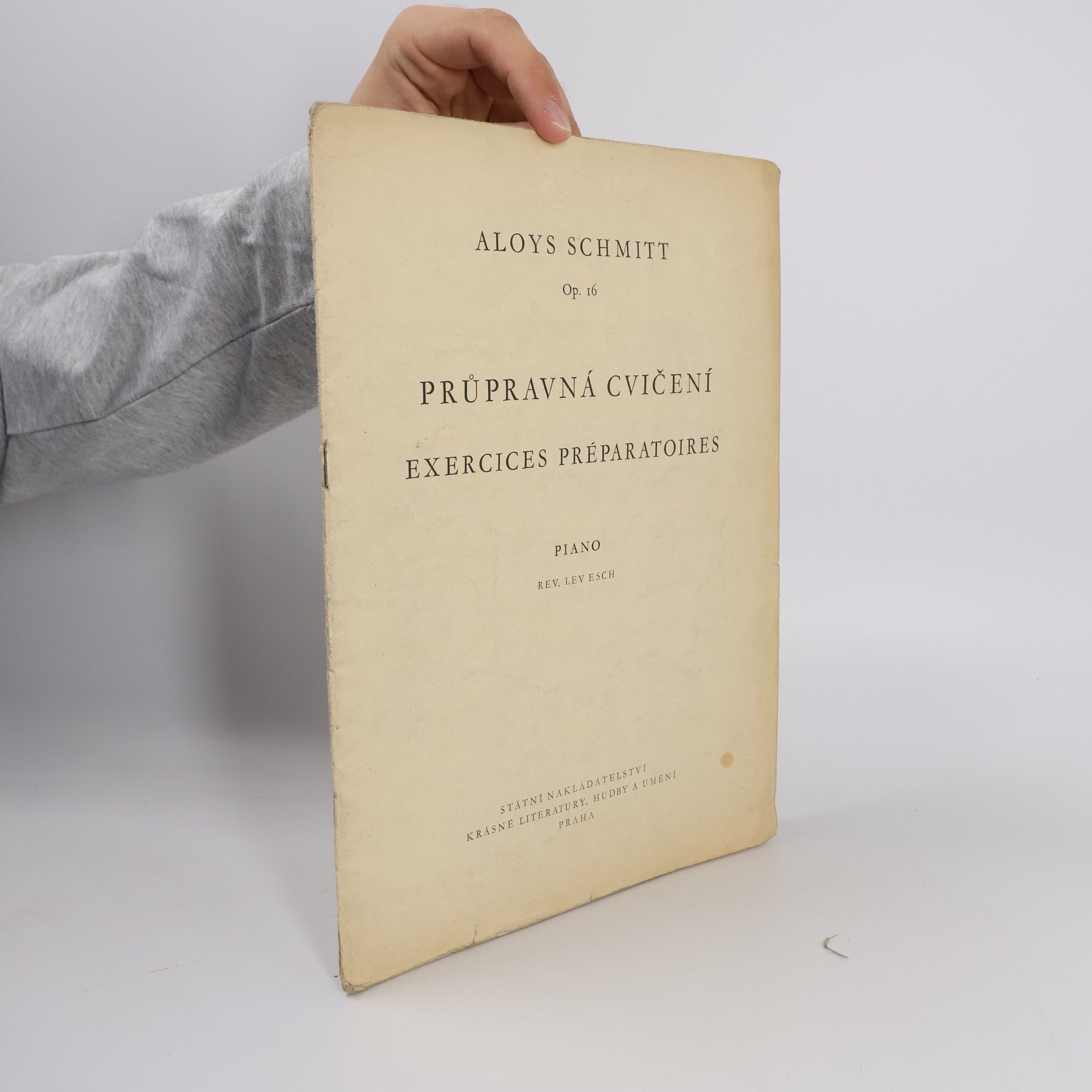 Aloys Schmitt Průpravná cvičení. Op. 16