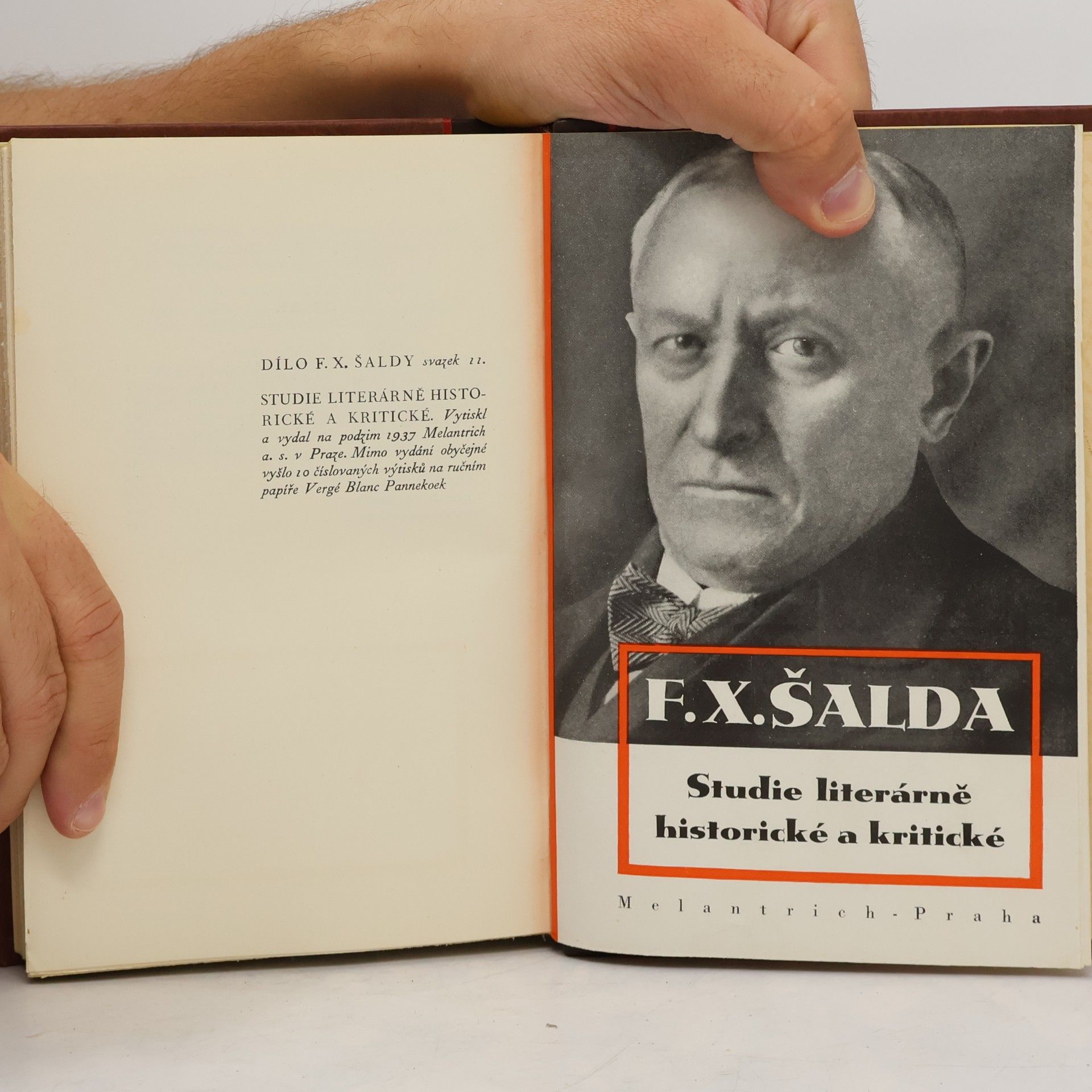 František Xaver Šalda Studie literárně historické a kritické