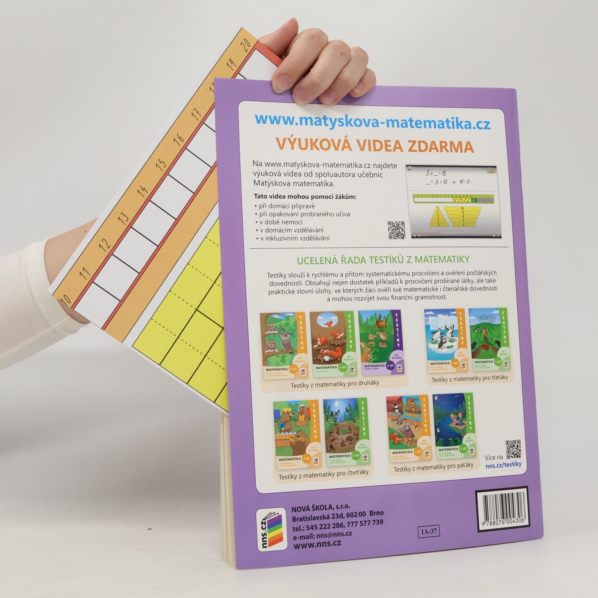 Kolektiv autorů Matýskova matematika, 3. díl - počítání do 20 bez přechodu přes 10