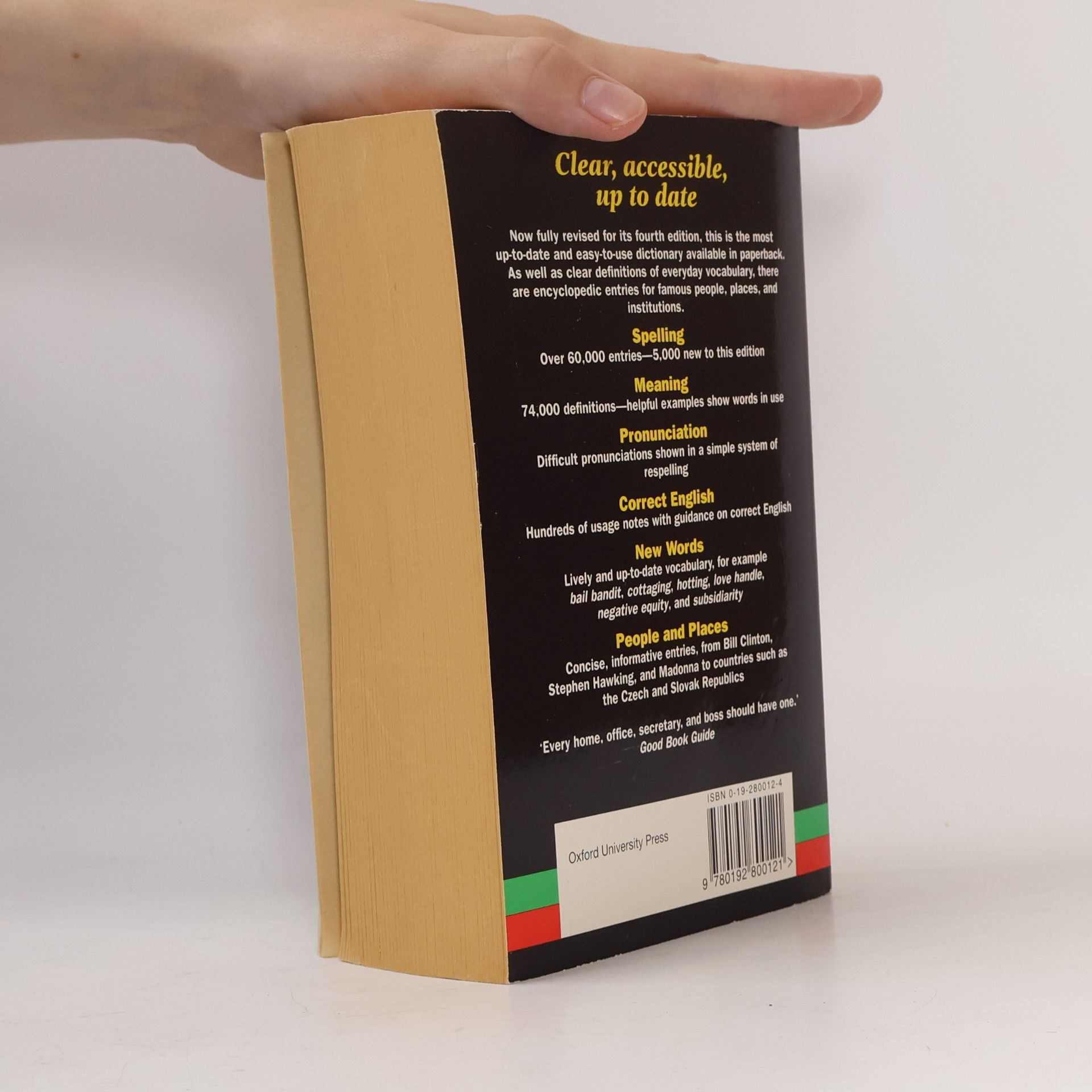 Autorenkollektiv The Oxford paperback dictionary