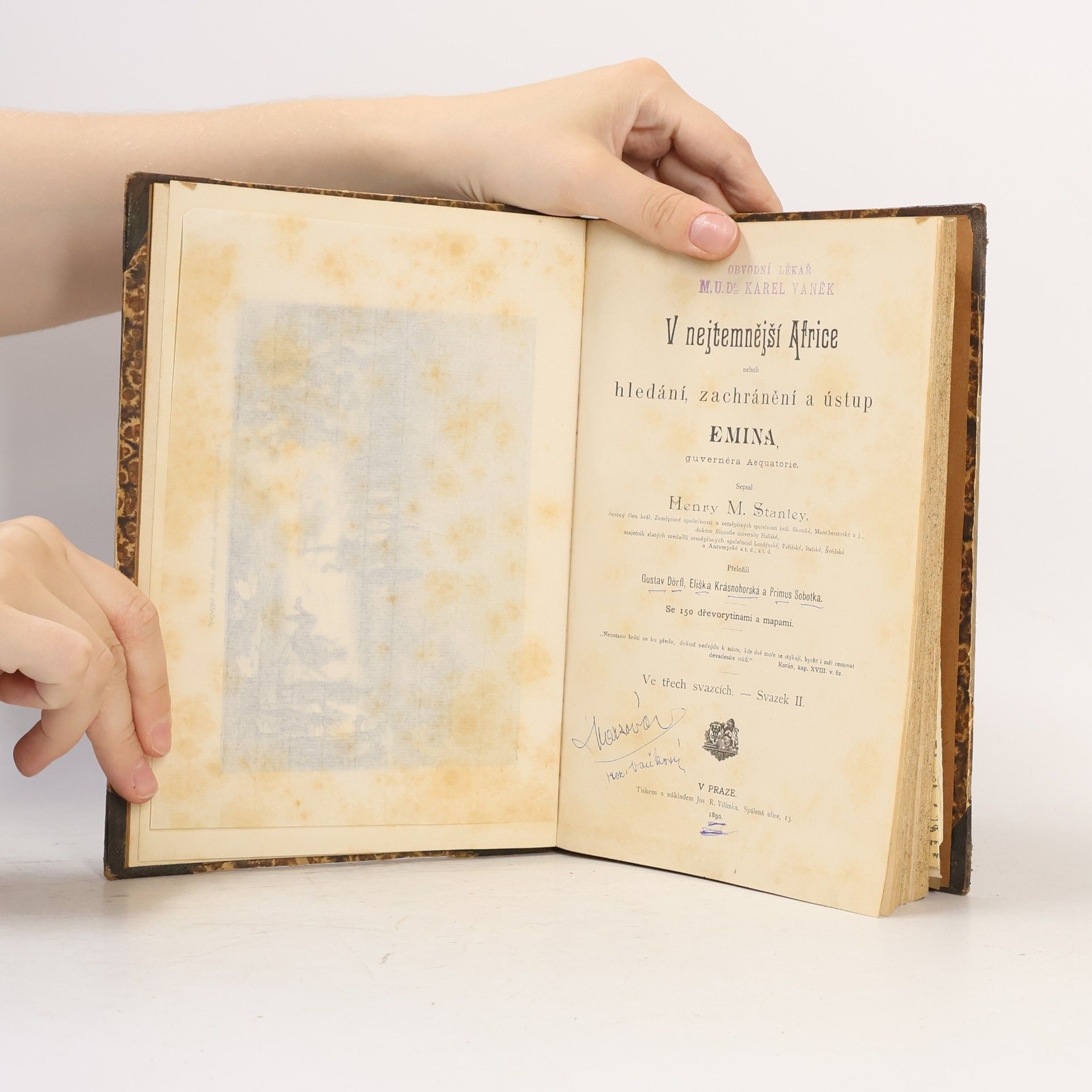 Henry Morton Stanley V nejtemnější Africe neboli hledání, zachránění a ústup Emina, guvernéra Aequatorie sv. II.