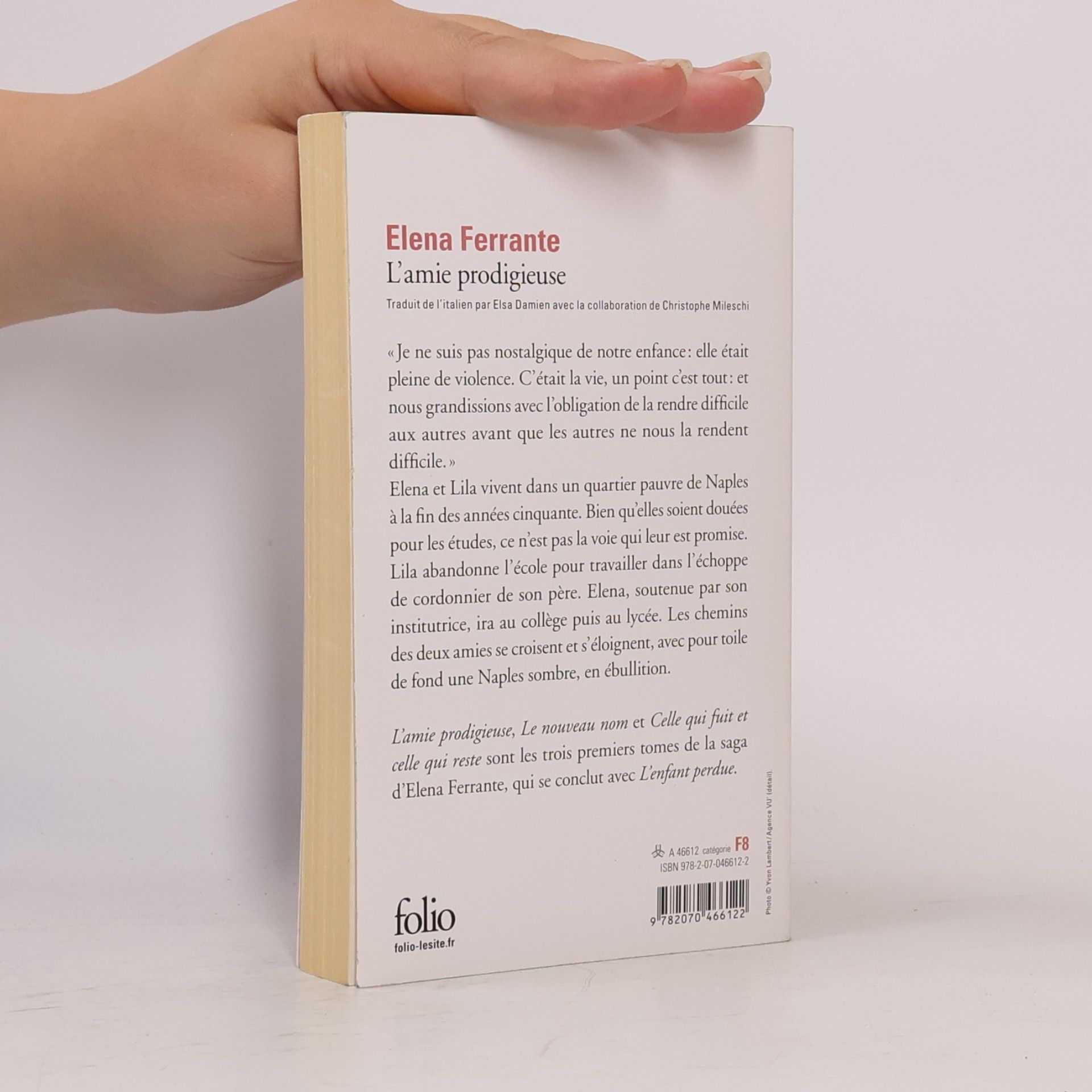Elena Ferrante L'amie prodigieuse