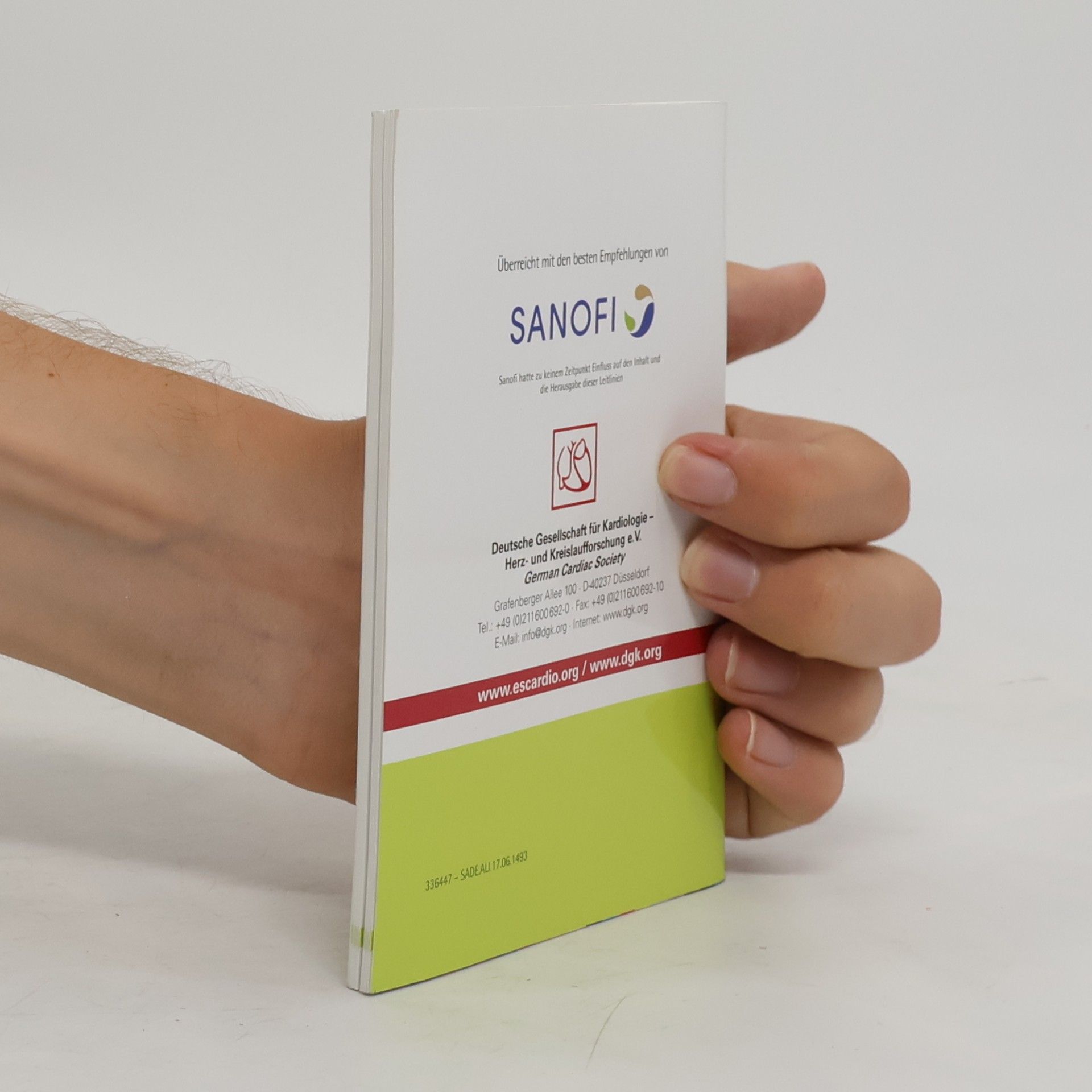 ESC/EAS Pocket Guidelines: Diagnostik und Therapie der Dyslipidämien