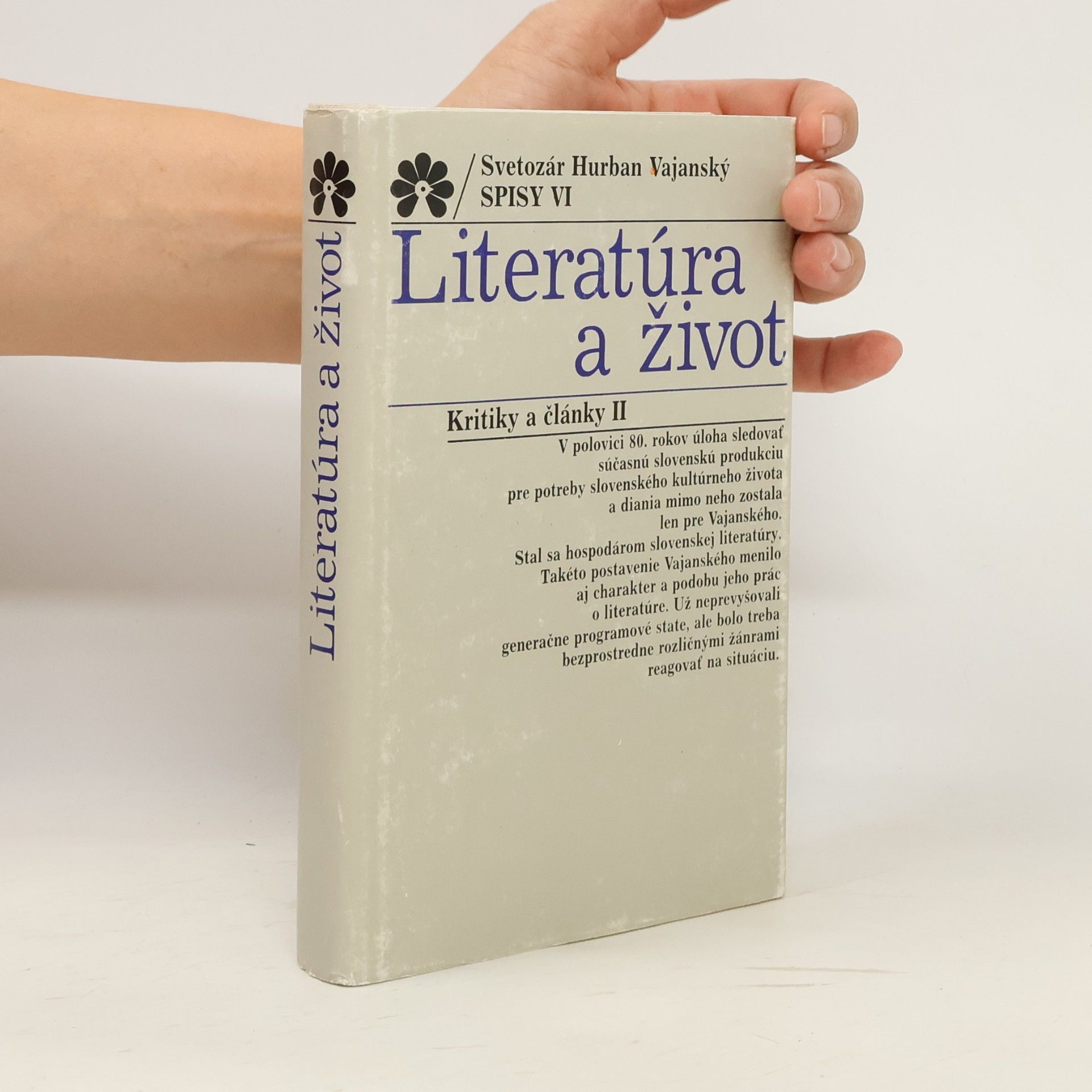 Svetozár Hurban Vajanský Literatúra a život - Kritiky a články II