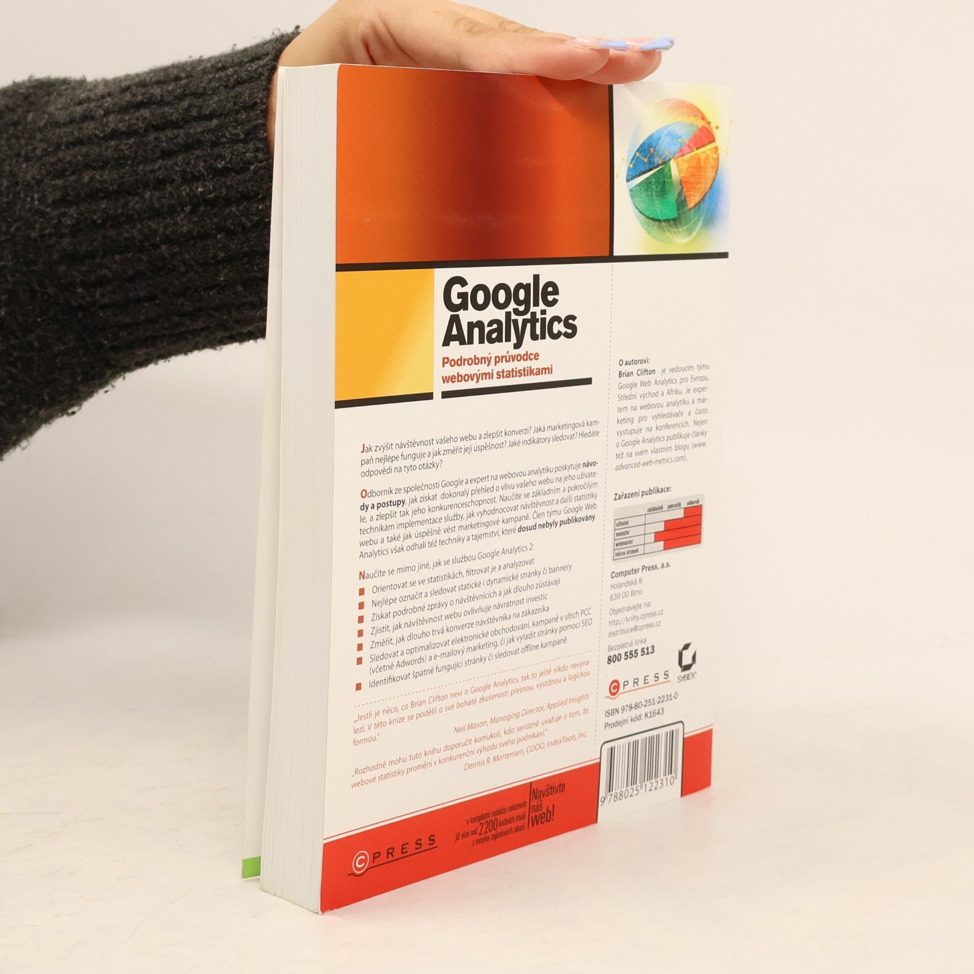 Brian Clifton Google Analytics. Podrobný průvodce webovými statistikami