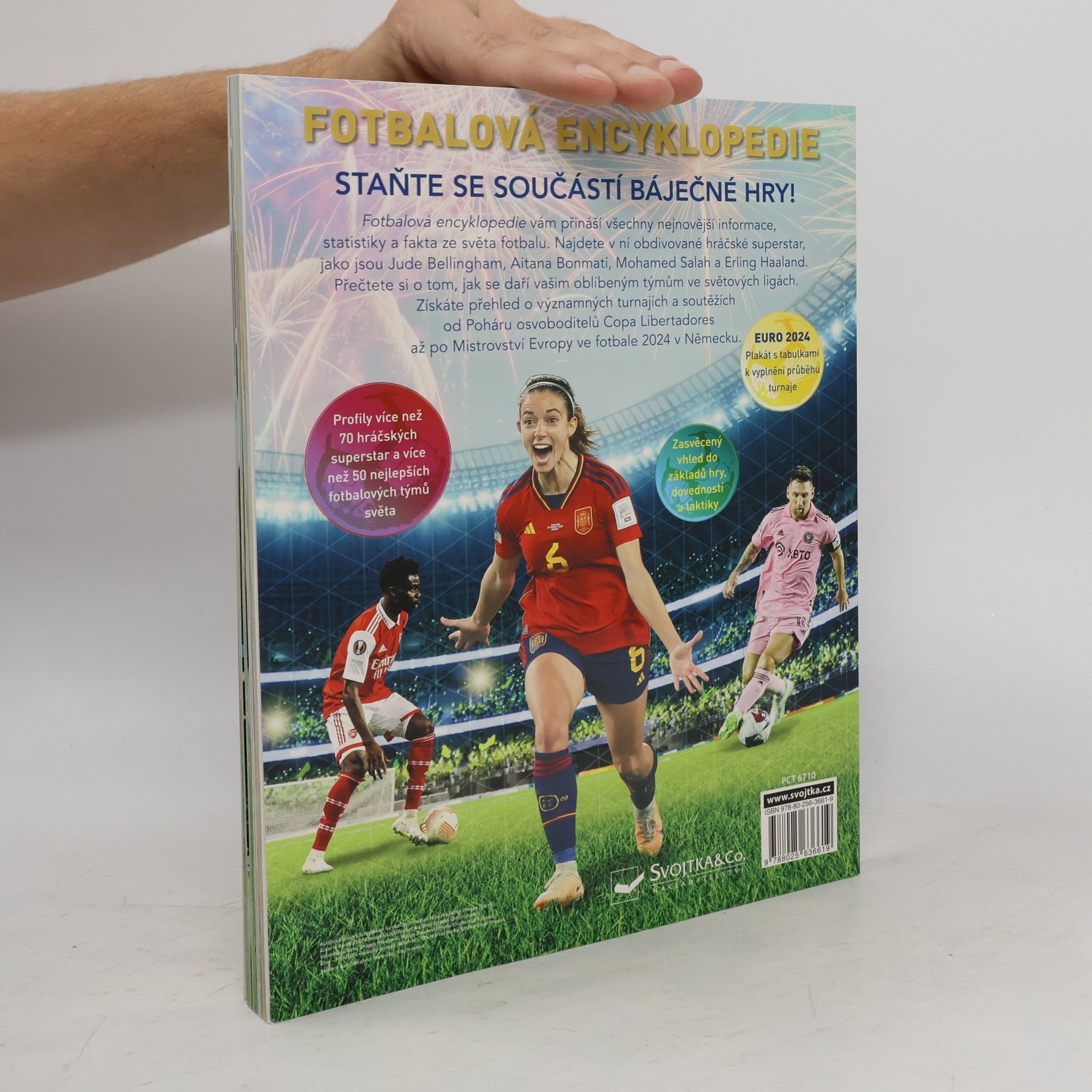 Clive Gifford Fotbalová encyklopedie EURO 2024 + plakát z turnaje