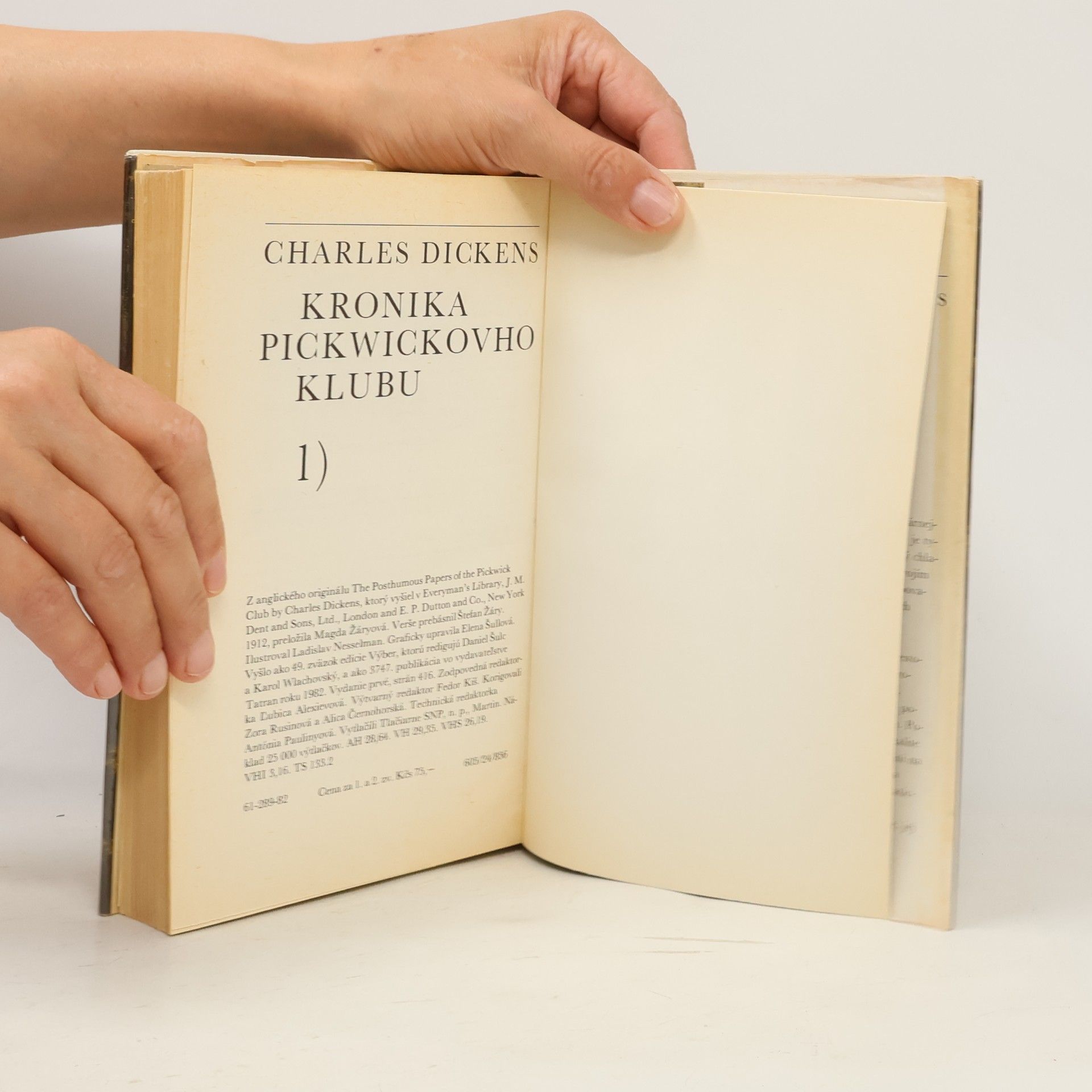 Charles Dickens Kronika Pickwickovho klubu 1