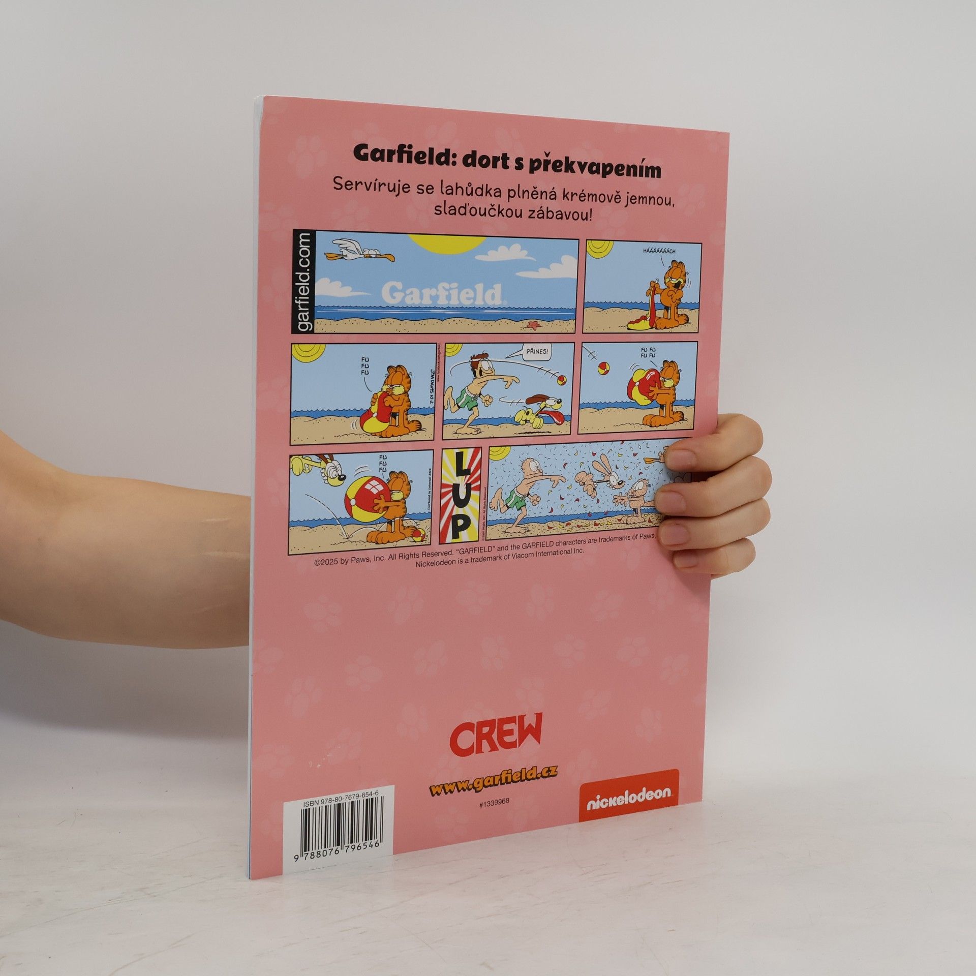 Jim Davis Garfield 64. Dort s překvapením
