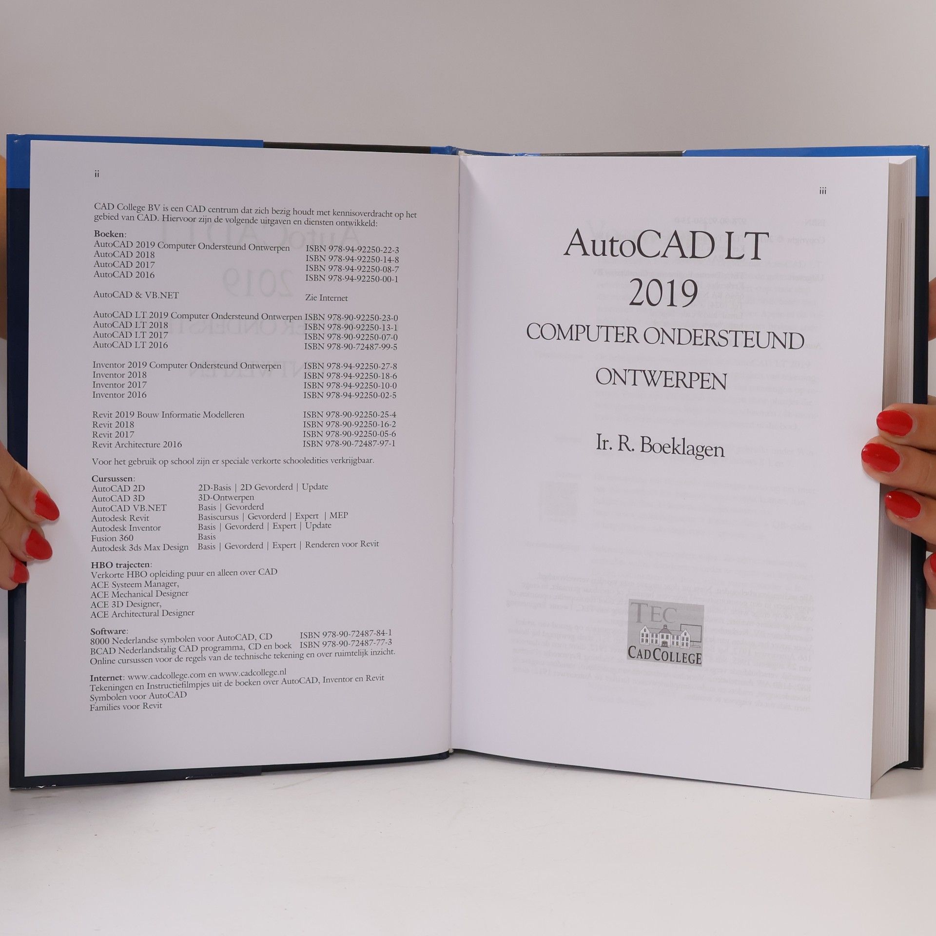 Ronald Boeklagen AutoCAD LT2019: Computer ondersteund ontwerpen