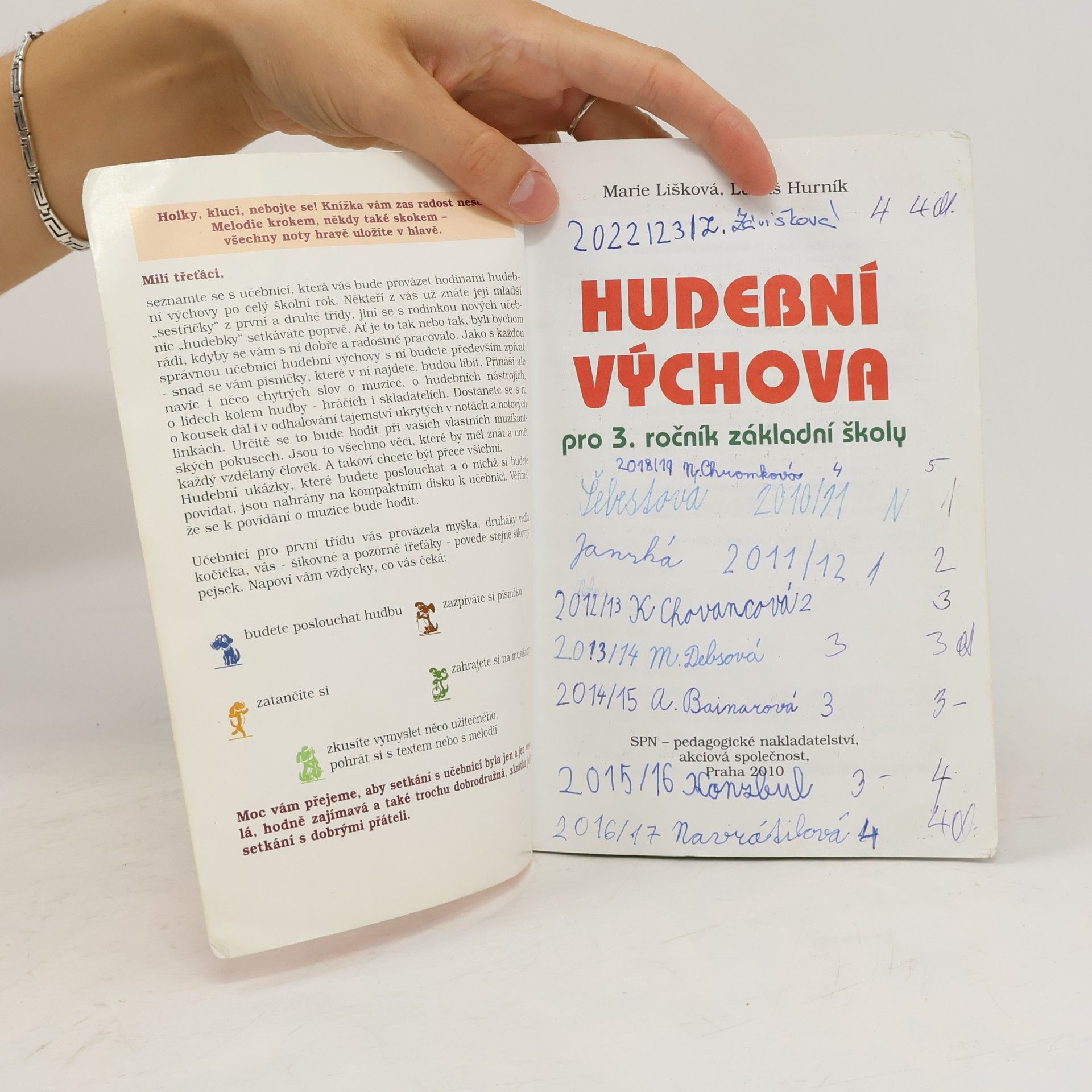 Marie Lišková Hudební výchova pro 3. ročník základní školy