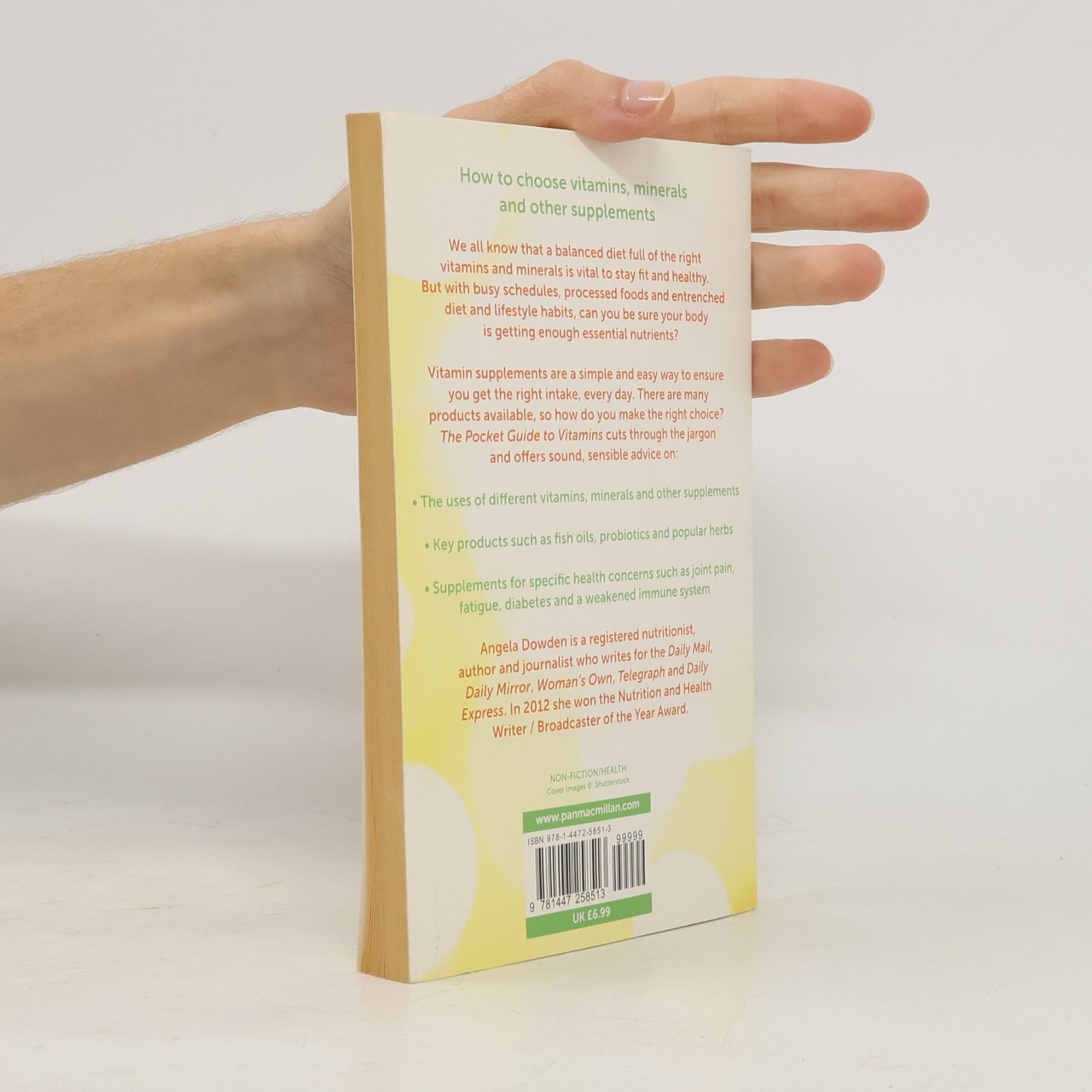 Angela Dowden The Pocket Guide to Vitamins