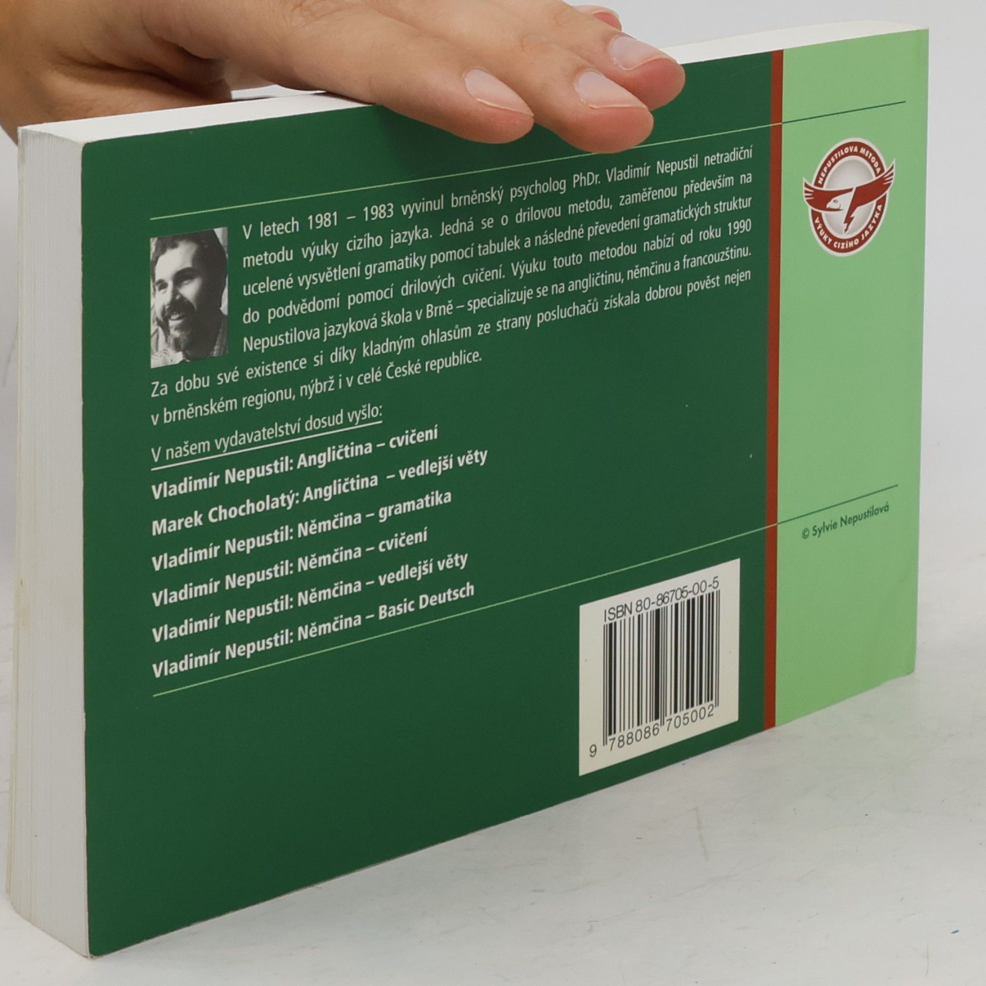 Vladimír Nepustil Angličtina. Netradiční „Nepustilova metoda“. I/1 Gramatika