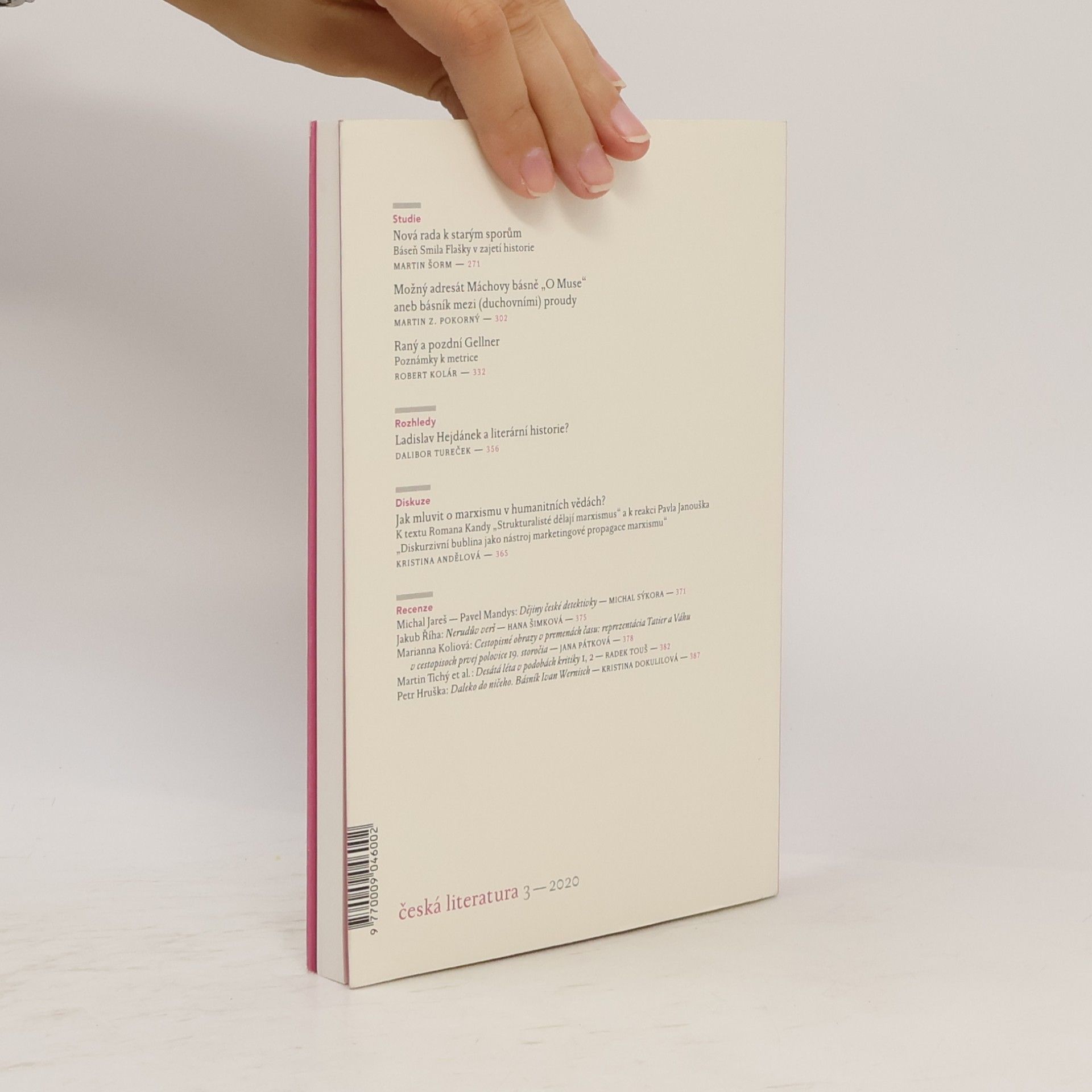 Collectif d'auteurs Česká literatura 3/2020