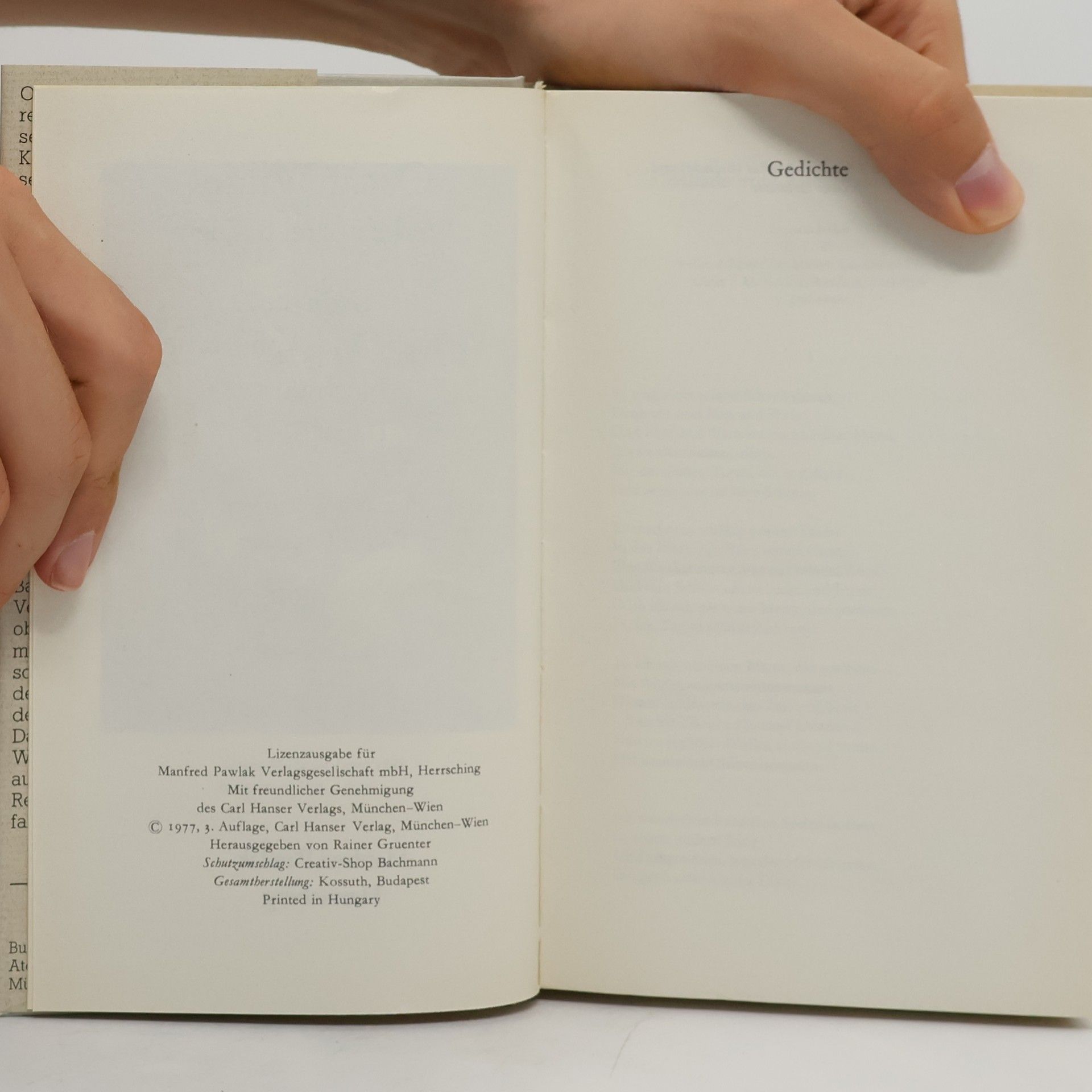 Various authors Werke in drei Bänden. Gedichte Versuche Anhang