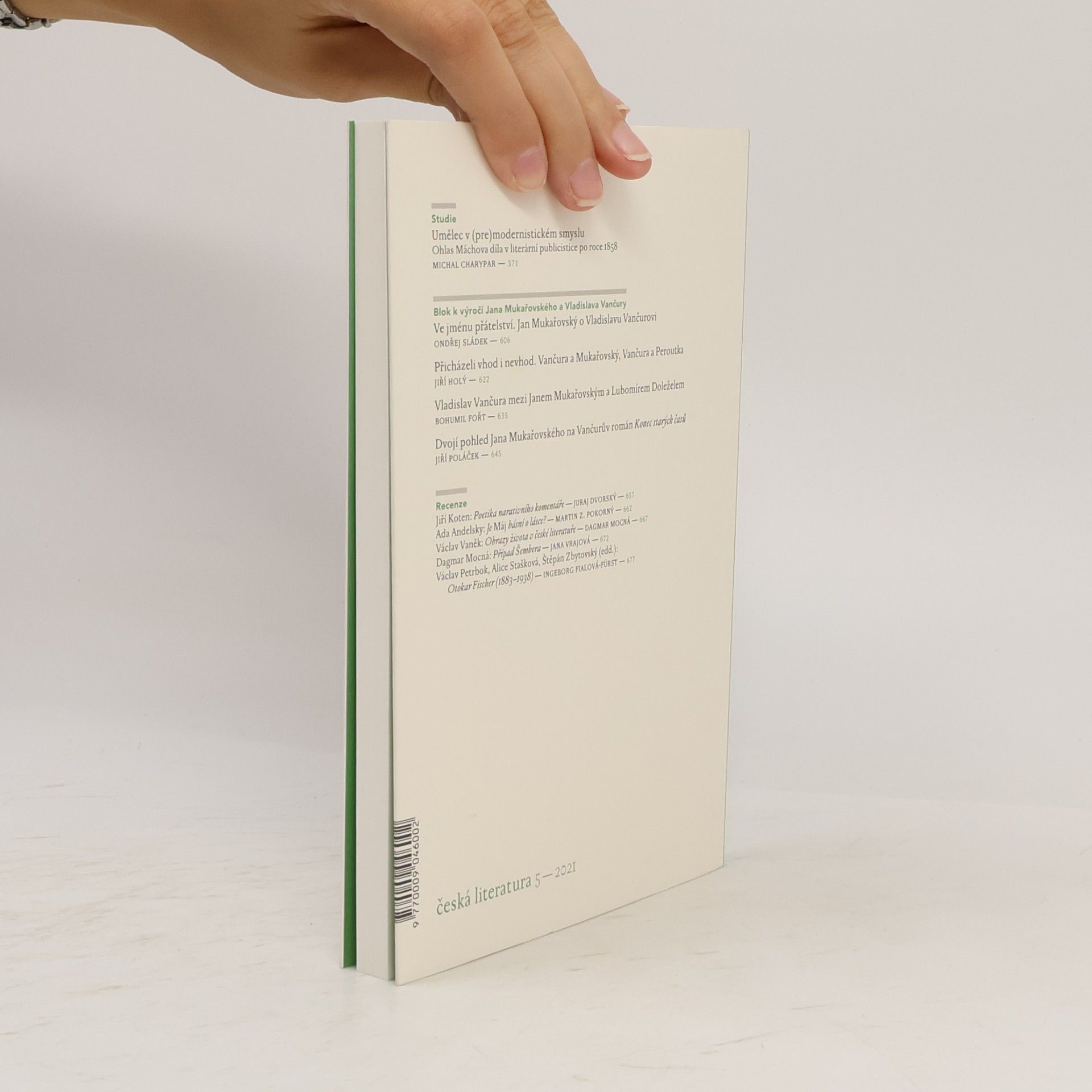 Autores varios Česká literatura 5/2021