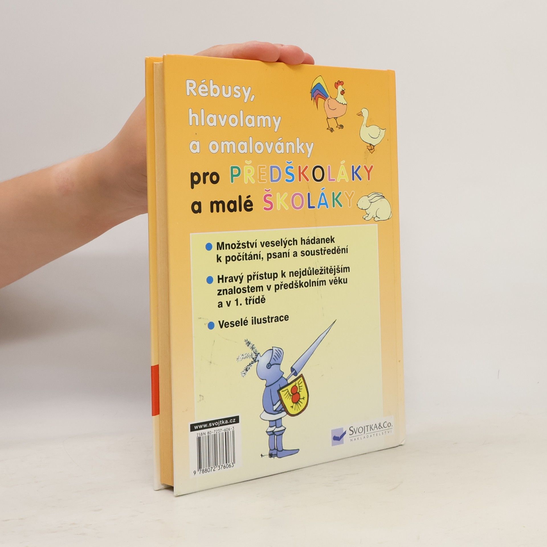 Various authors Rébusy, hlavolamy a omalovánky pro předškoláky a malé školáky
