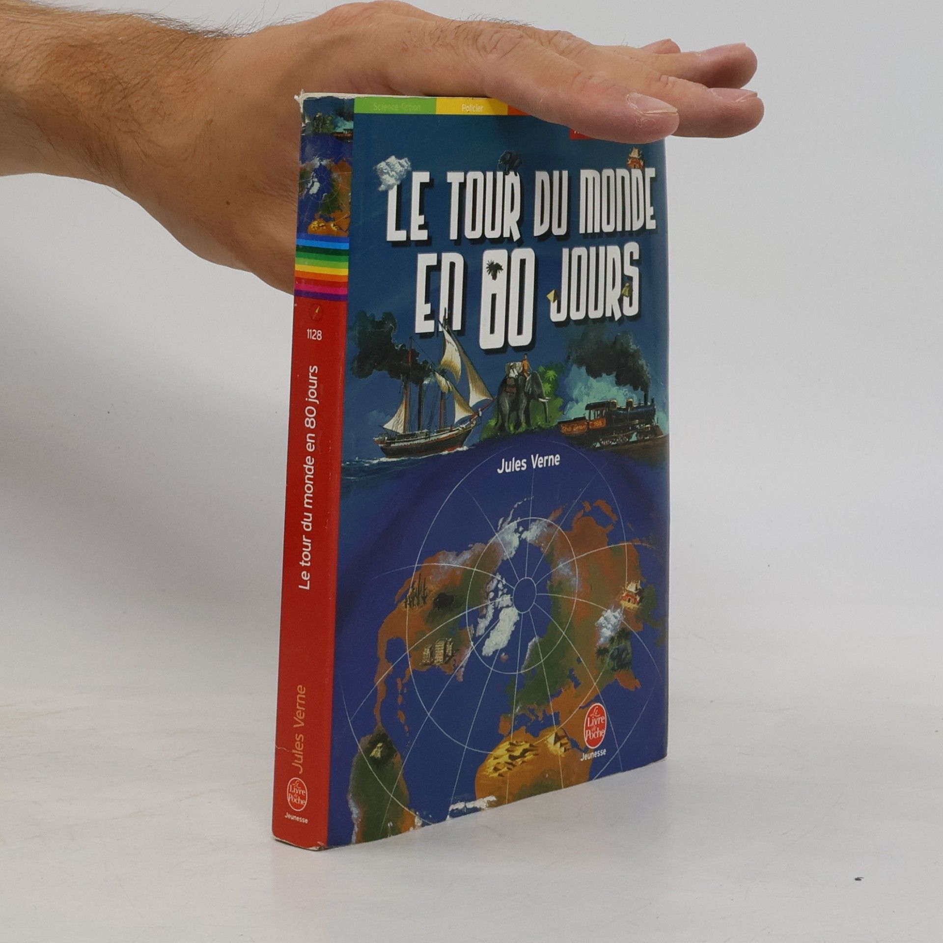 Jules Verne Le Livre de Poche Jeunesse - 1128: Le tour du monde en 80 jours