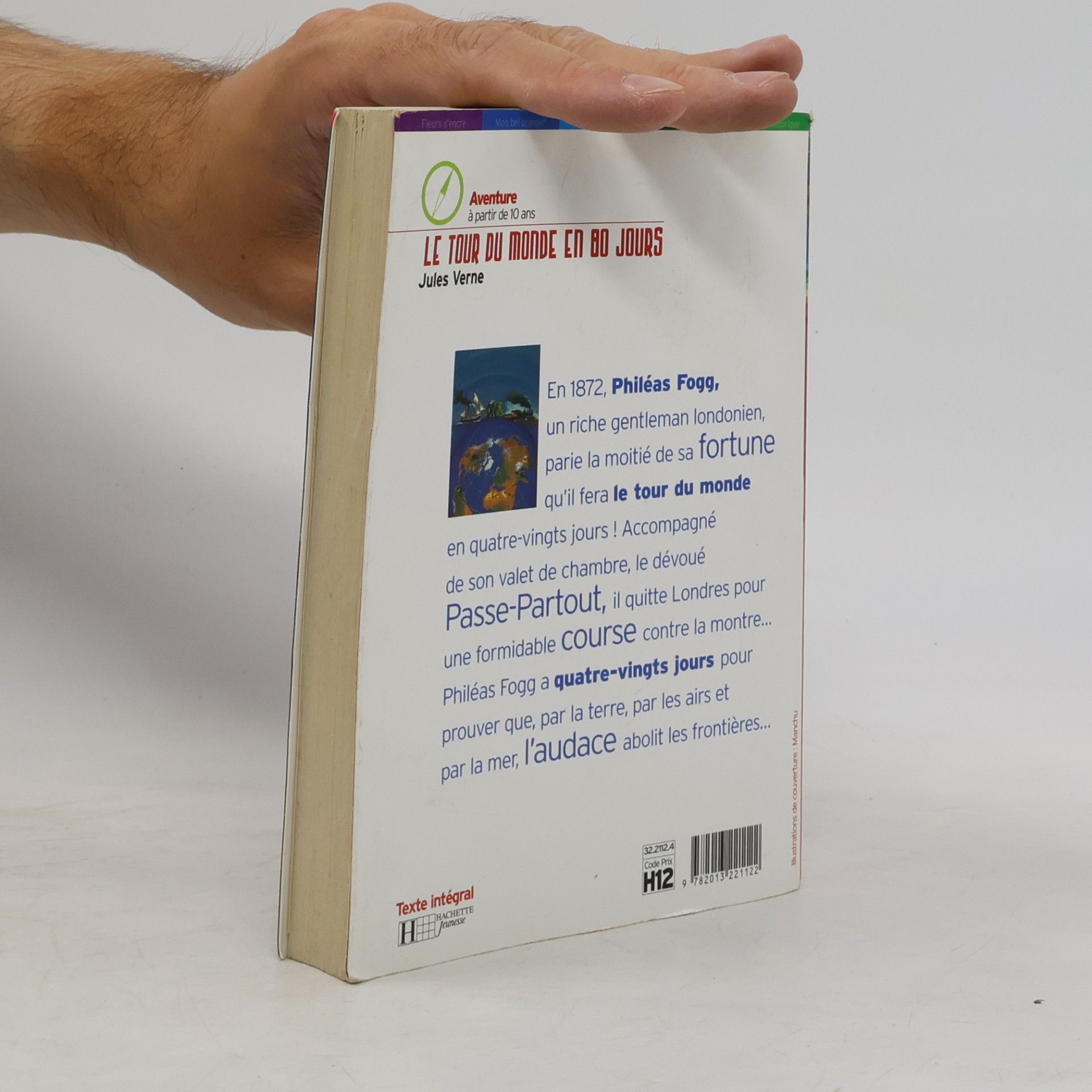 Jules Verne Le Livre de Poche Jeunesse - 1128: Le tour du monde en 80 jours