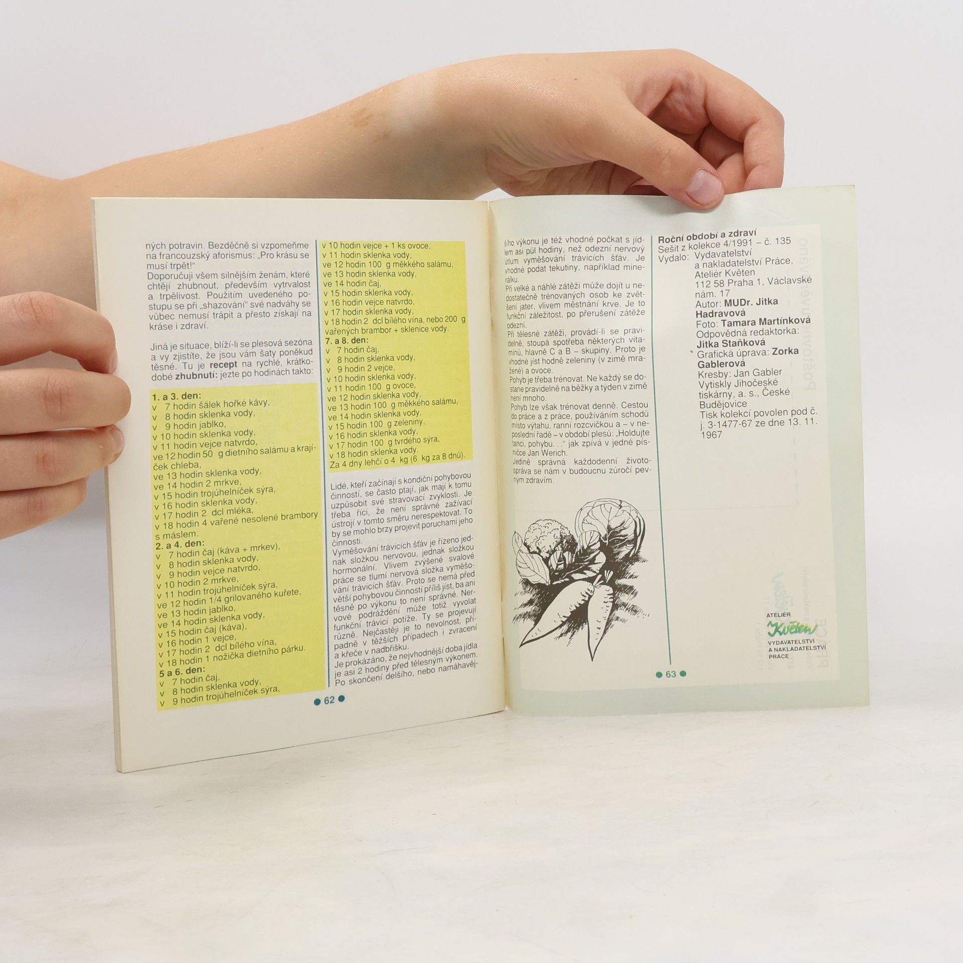 Various authors Roční období a zdraví č. 135, 4/1991