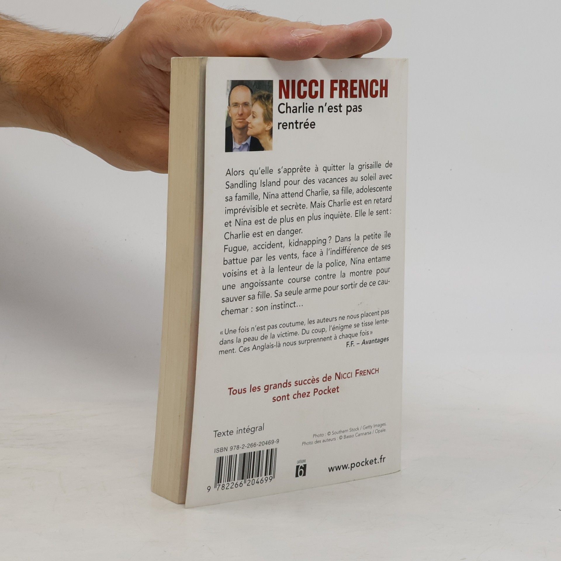 Nicci French Charlie n'est pas rentrée