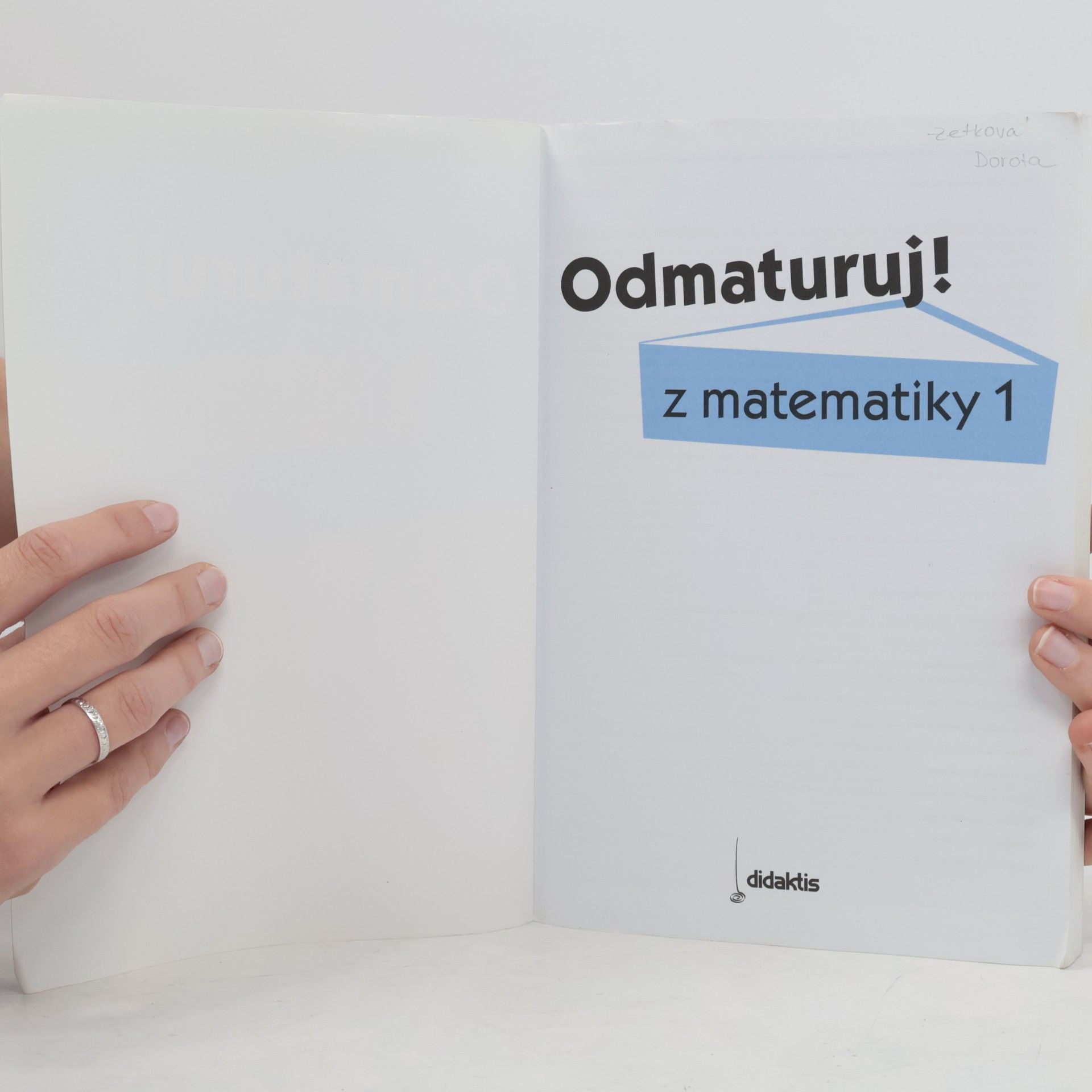Pavel Čermák Odmaturuj! z matematiky 1