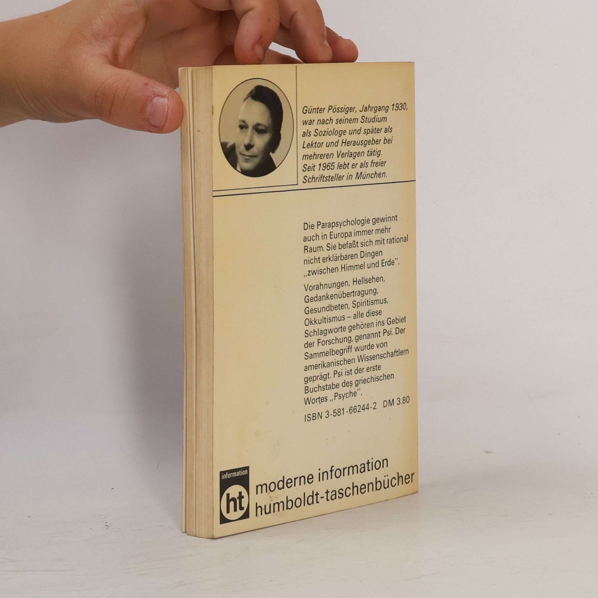 Günter Pössiger Psi, rätselhafte Kräfte des Menschen?