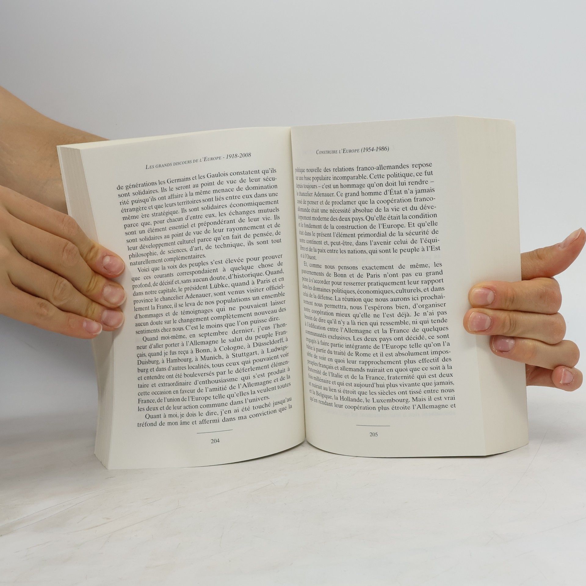Mehdi Ouraoui Les grands discours de l'Europe, 1918-2008 - Édition établie et présentée par Mehdi Ouraoui