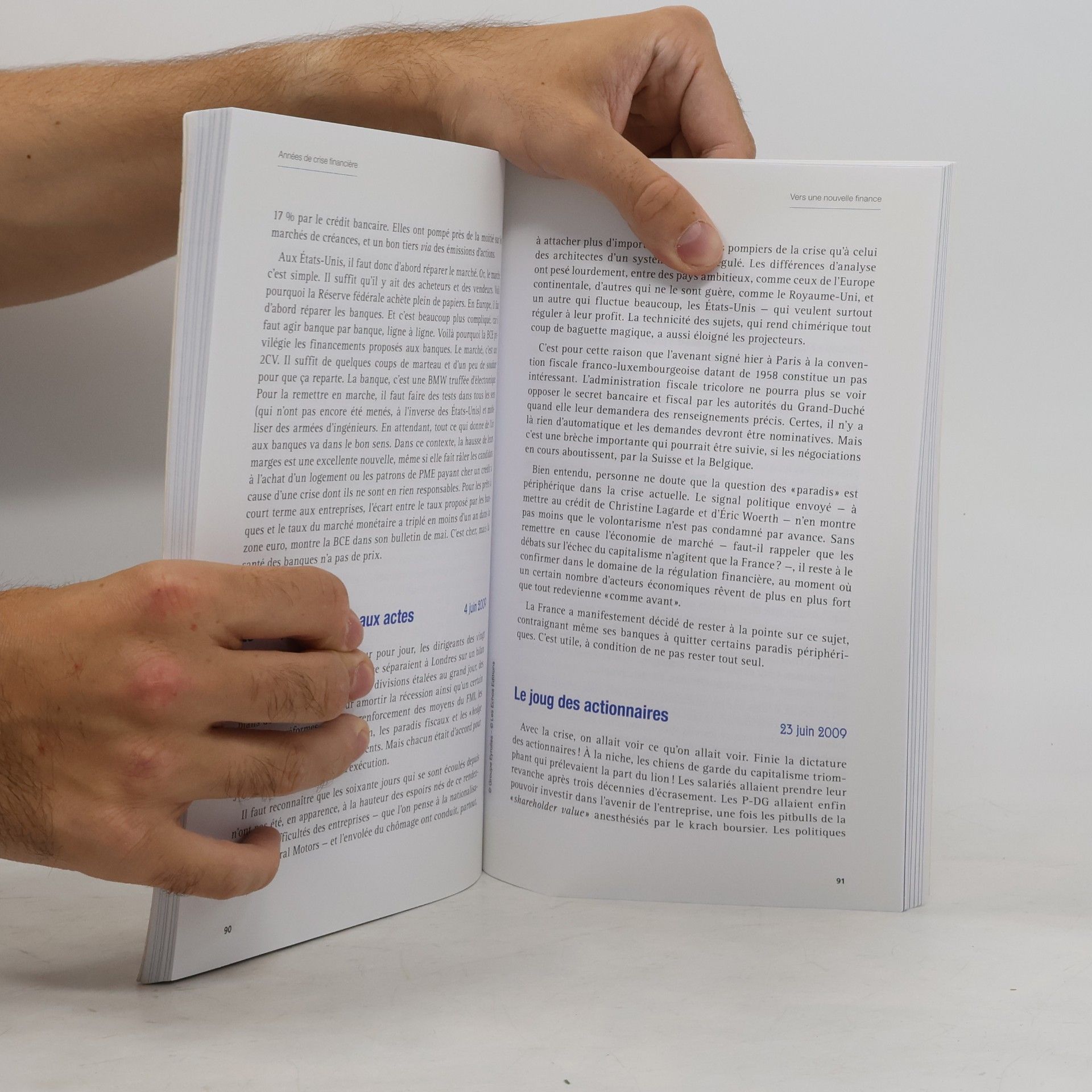 Vittori, Jean-Marc Leçons d'une crise: Annuel de l'économie 2008-2009.