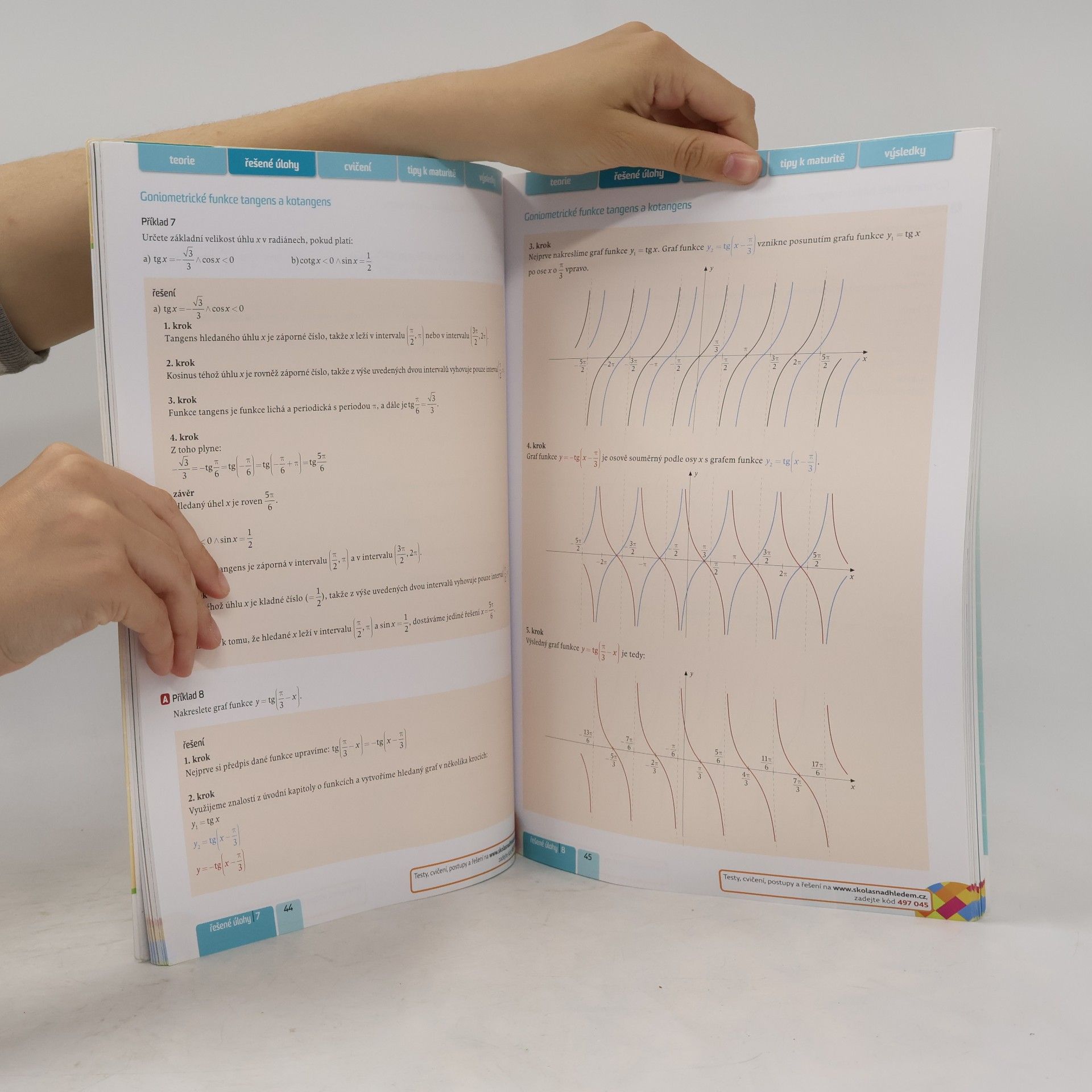 Pavel Tlustý Matematika s nadhledem : od prváku k maturitě. 9. díl, Goniometrie a trigonometrie