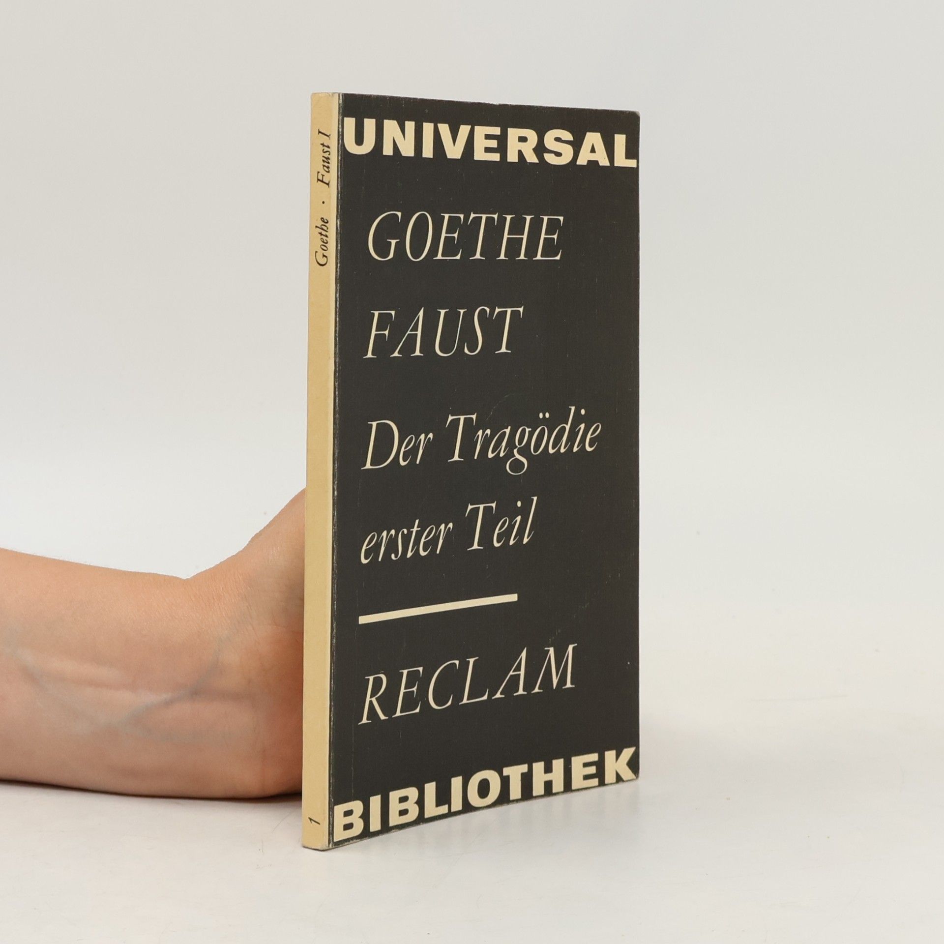 Johann Wolfgang von Goethe Faust. Der Tragödie erster Teil