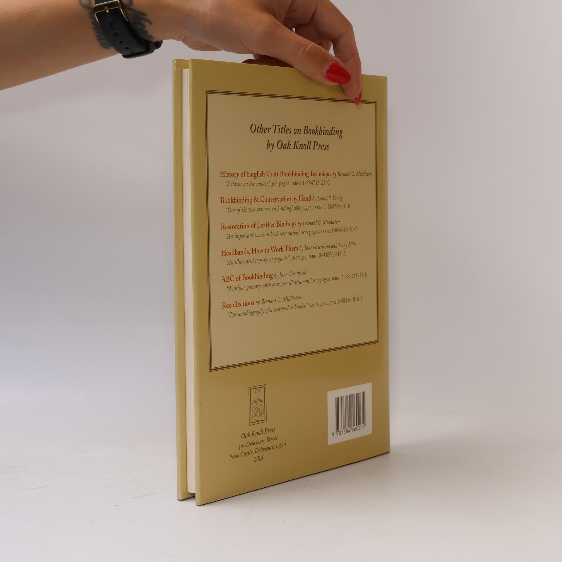 Edward R. Lhotka ABC of Leather Bookbinding