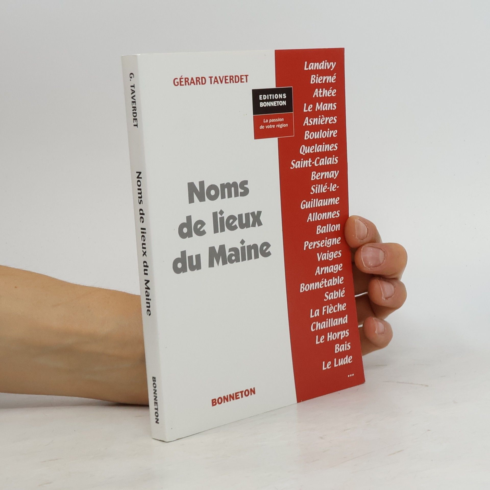 Gérard Taverdet Noms de Lieux du Maine
