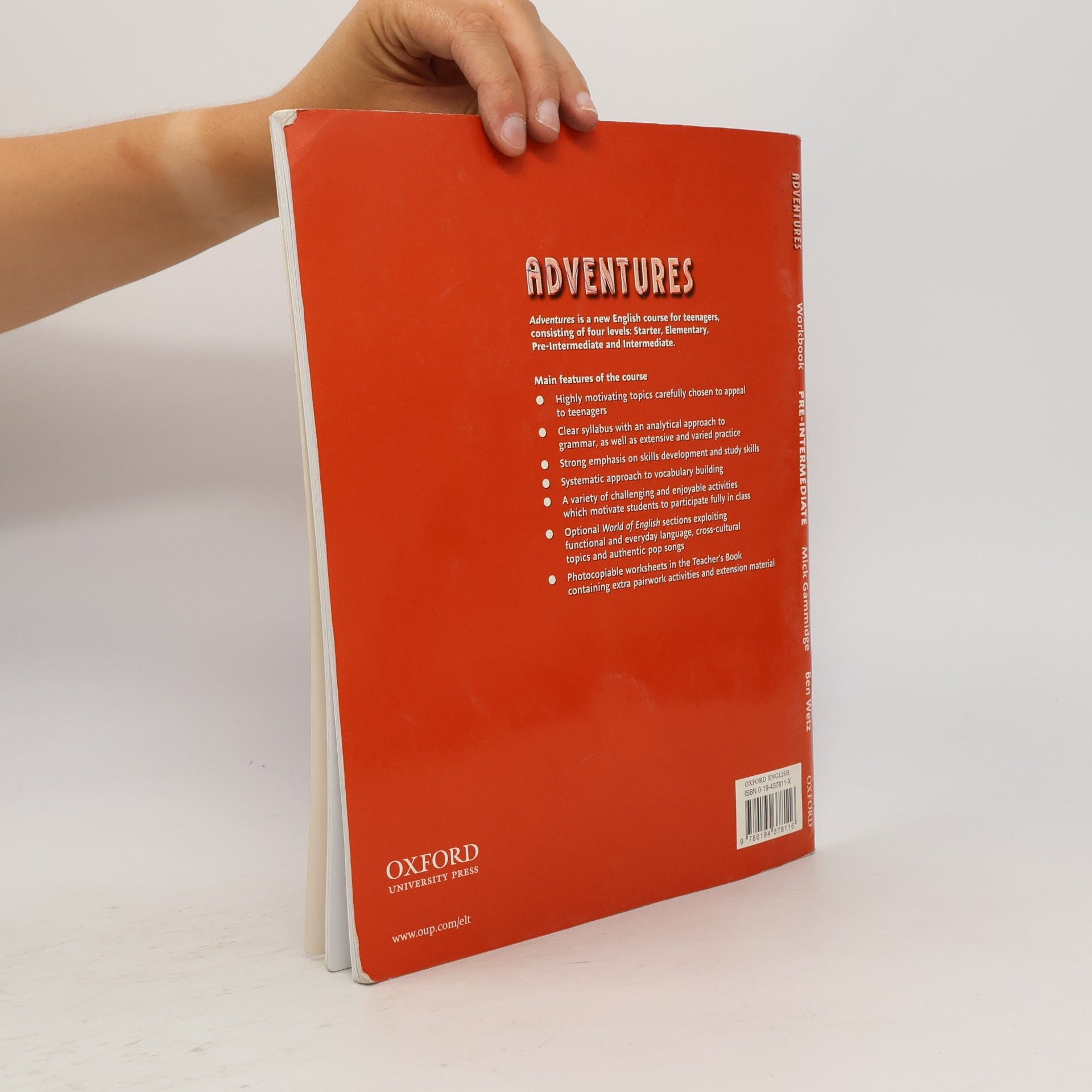 Mick Gammidge Adventures. Pre-intermediate. Workbook