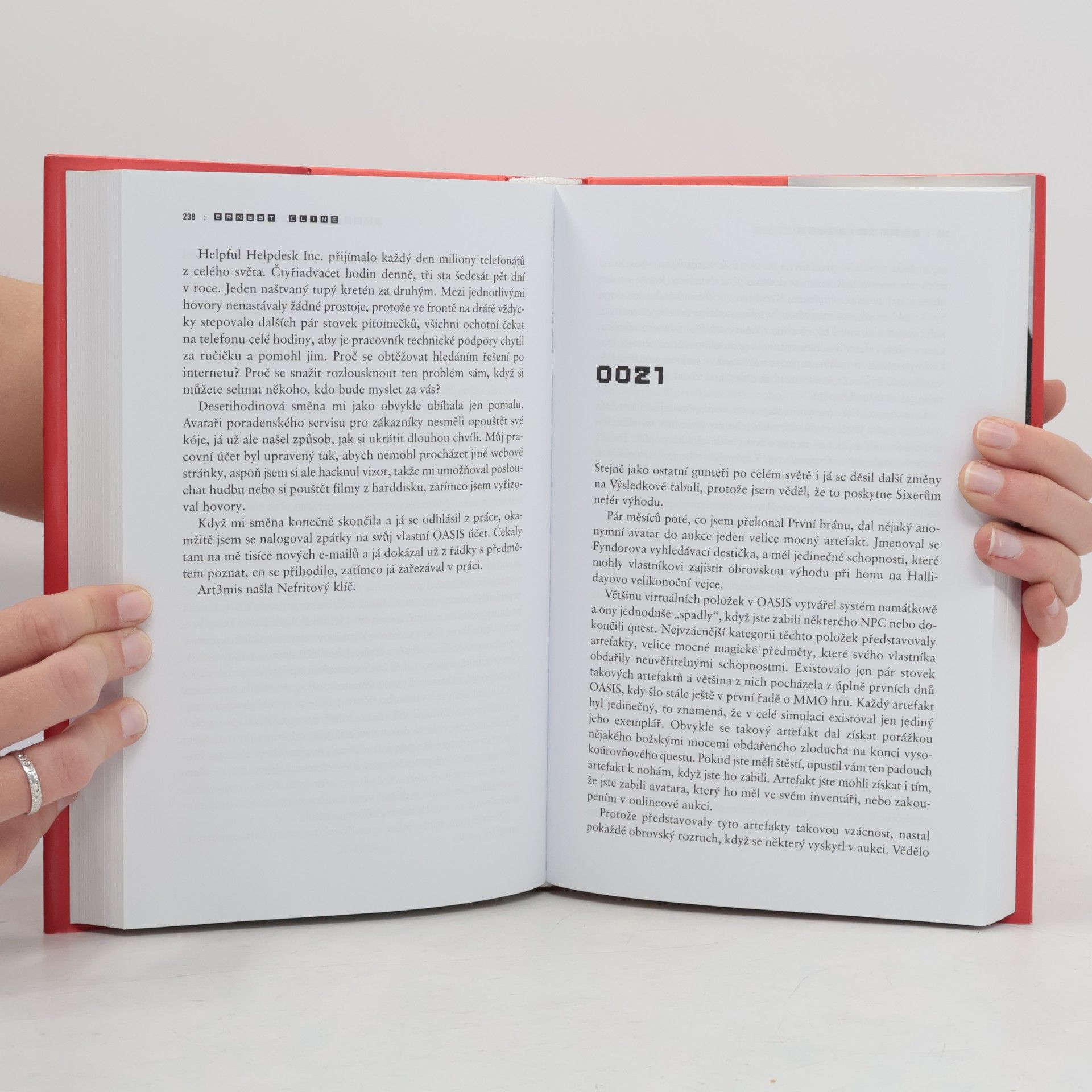 Ernest Cline Ready player one. Hra začíná