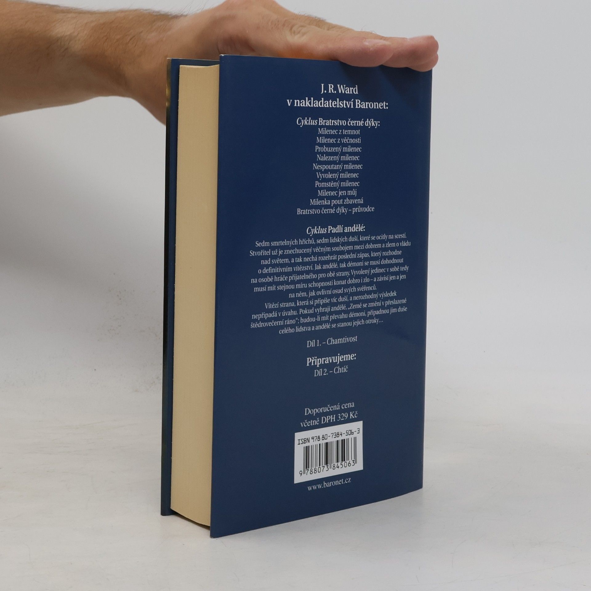 J. R. Ward Chamtivost. Padlí andělé. 1. díl