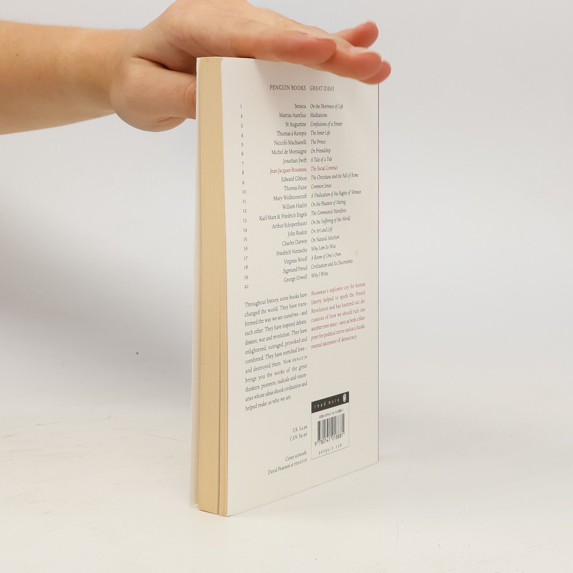 Jean-Jacques Rousseau Du contrat social. Anglicky The social contract