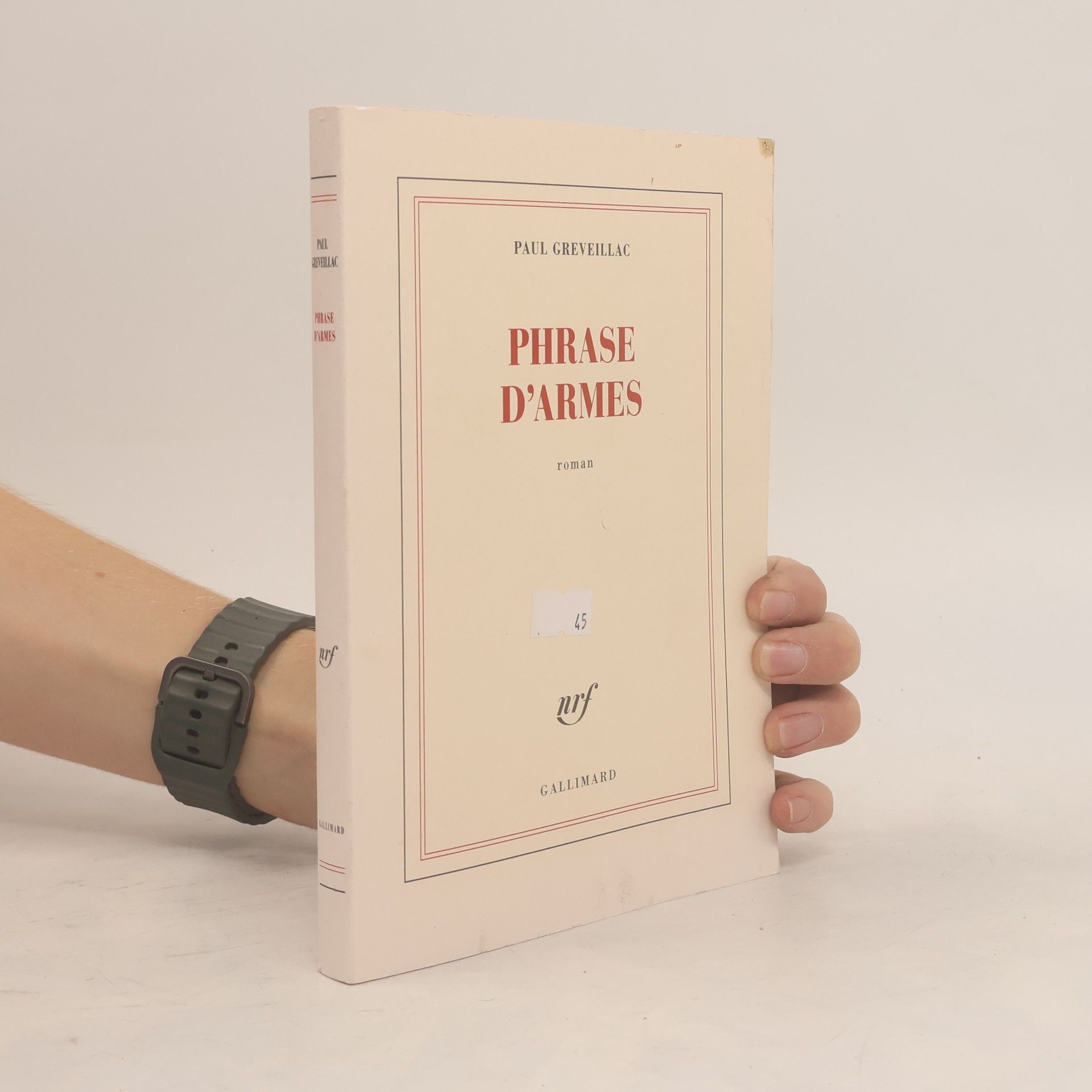 Paul Greveillac Phrase d'armes
