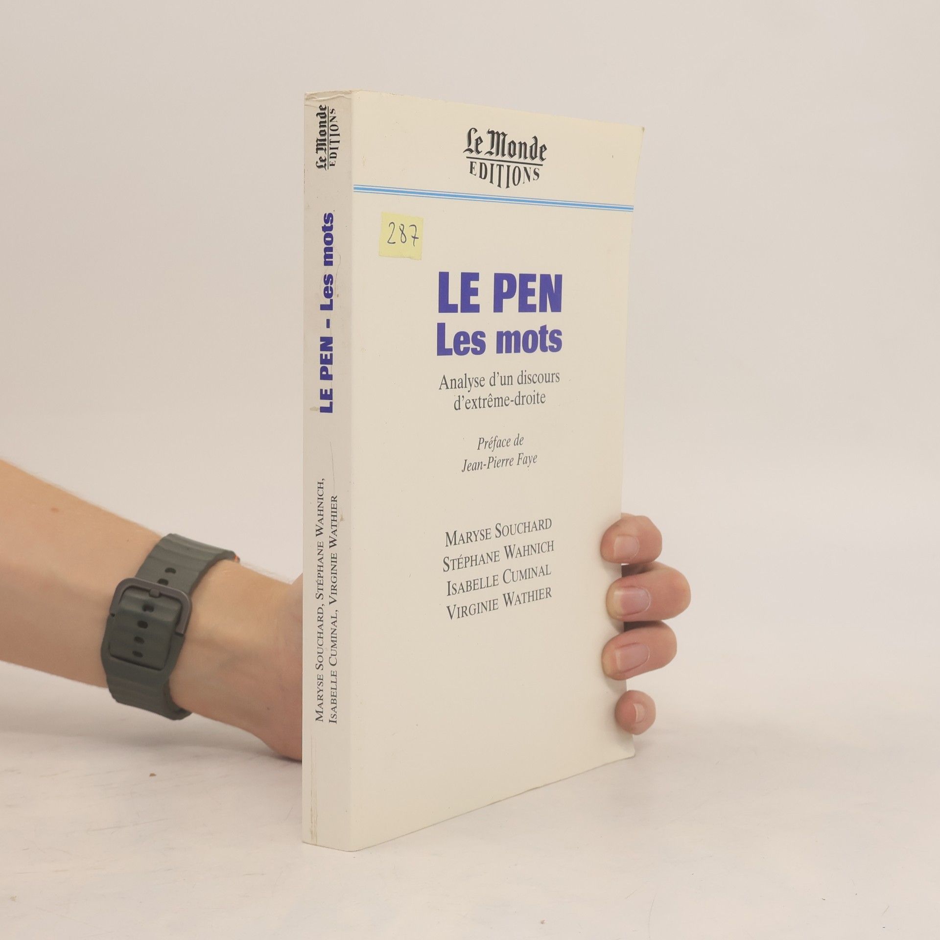 Isabelle Cuminal Le Pen, les mots