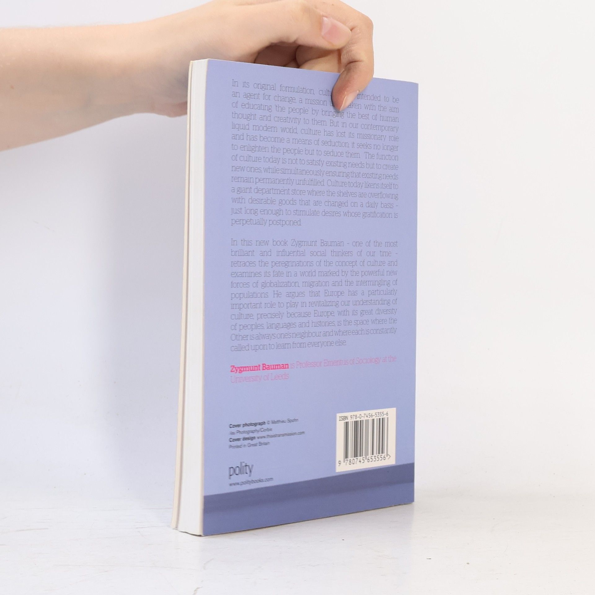 Zygmunt Bauman Culture in a Liquid Modern World