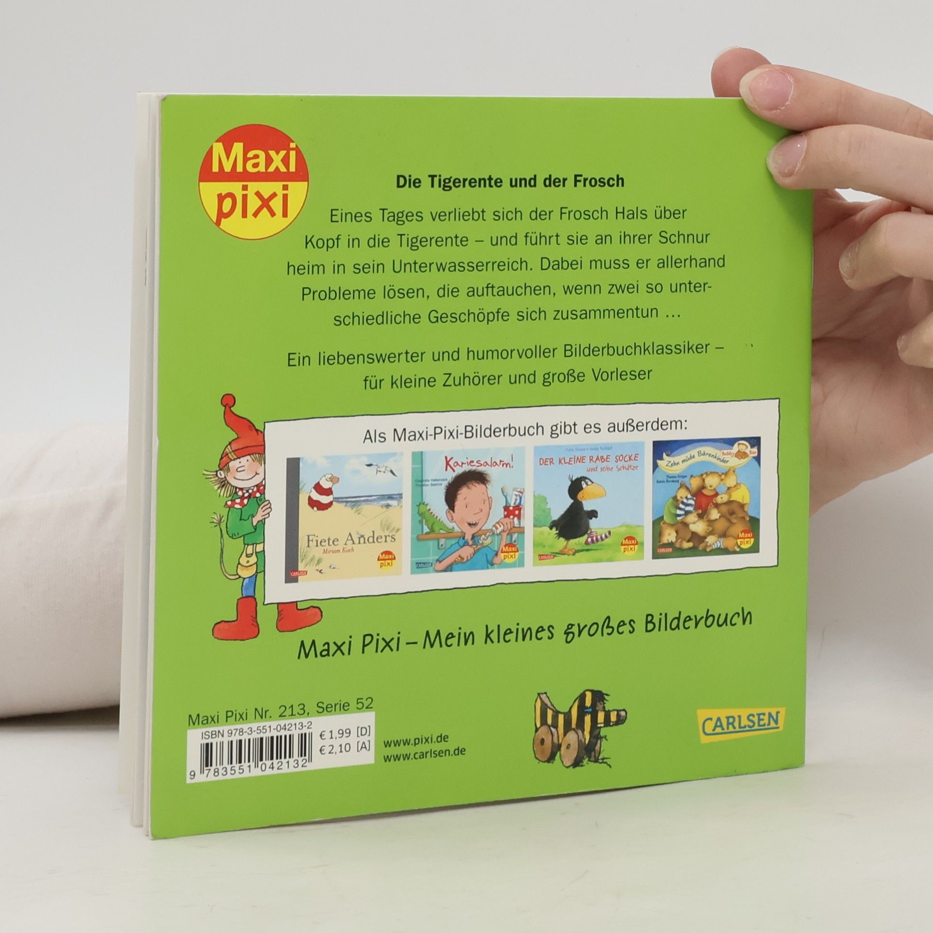 Janosch Maxi Pixi - 213: Die Tigerente und der Frosch