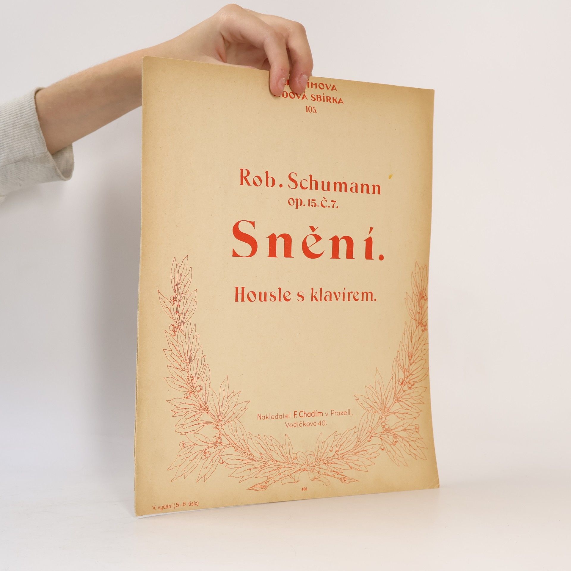 Robert Schumann Snění. Housle s klavírem