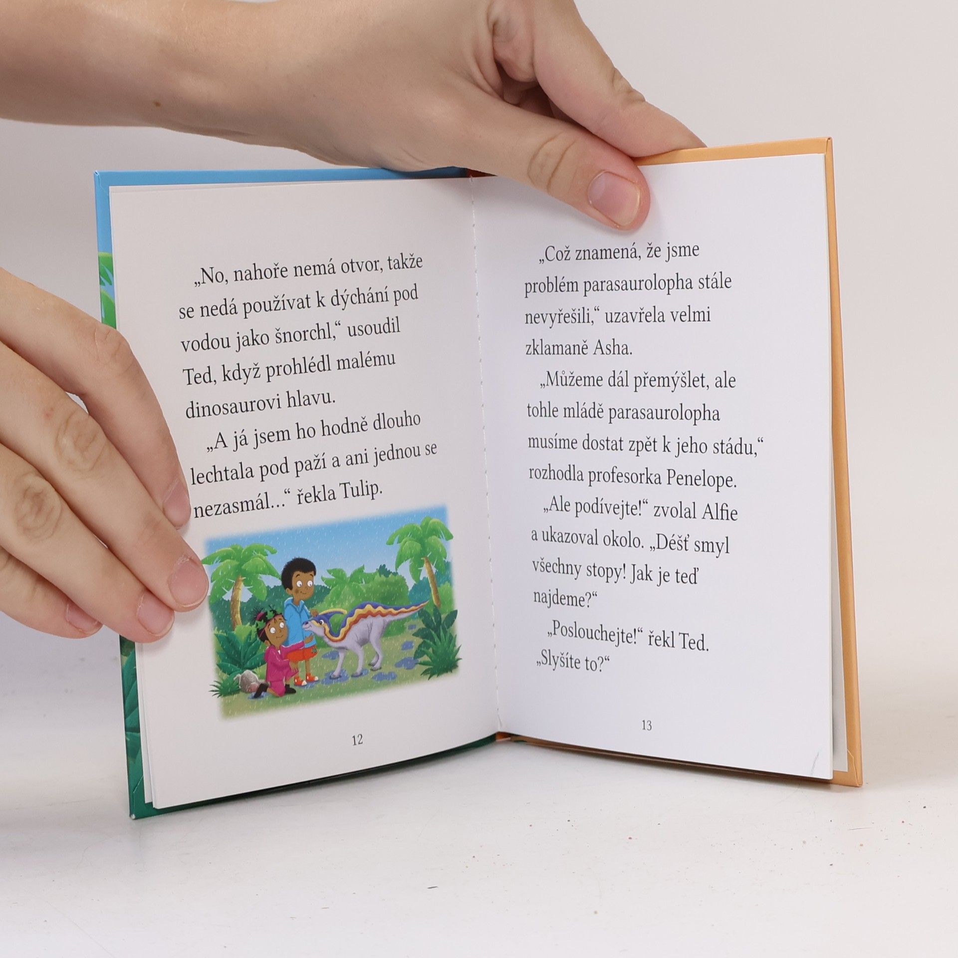 Cressida Cowell Dobrodružství Stromovic dvojčat: Dvojčata pomáhají hadrosaurovi