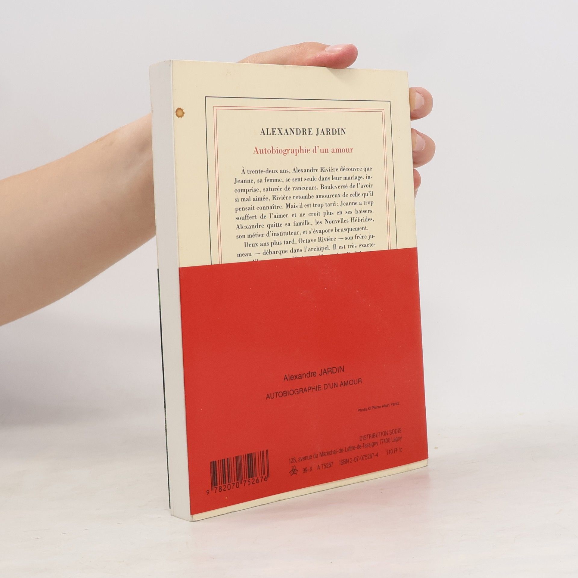 Alexandre Jardin Autobiographie d'un amour