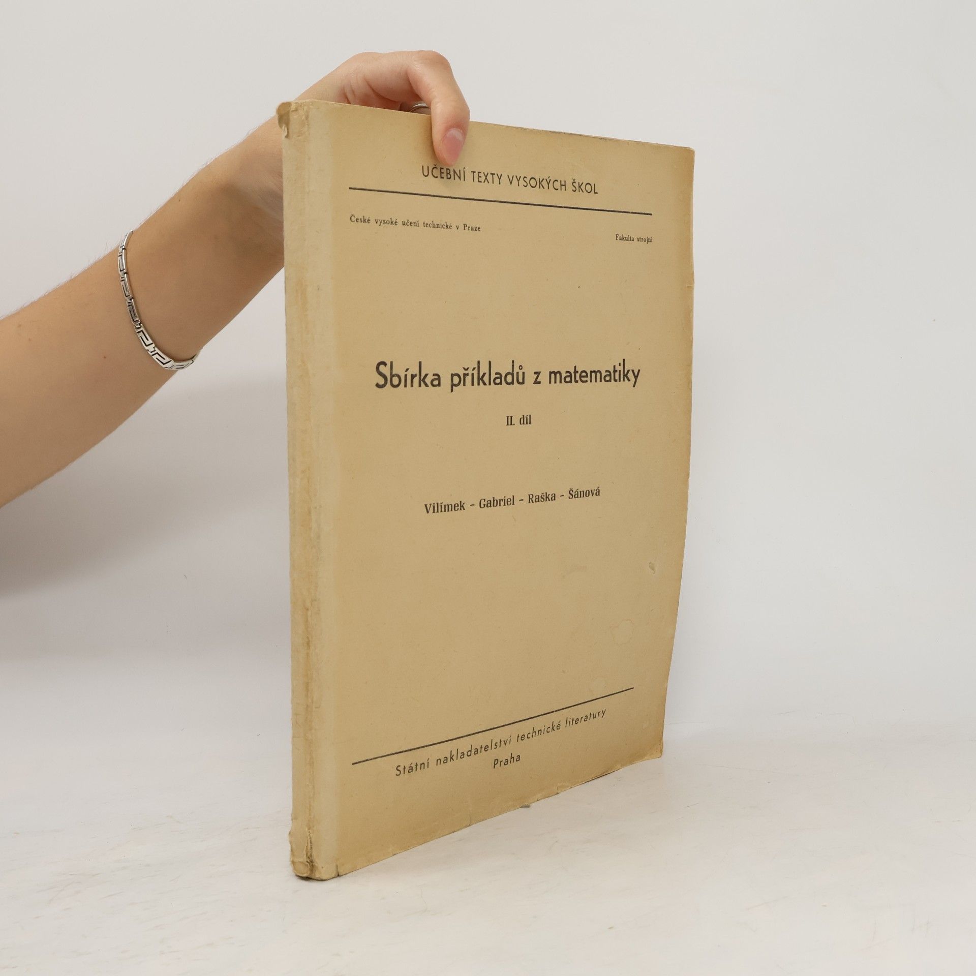 Various authors Sbírka příkladů z matematiky II. díl