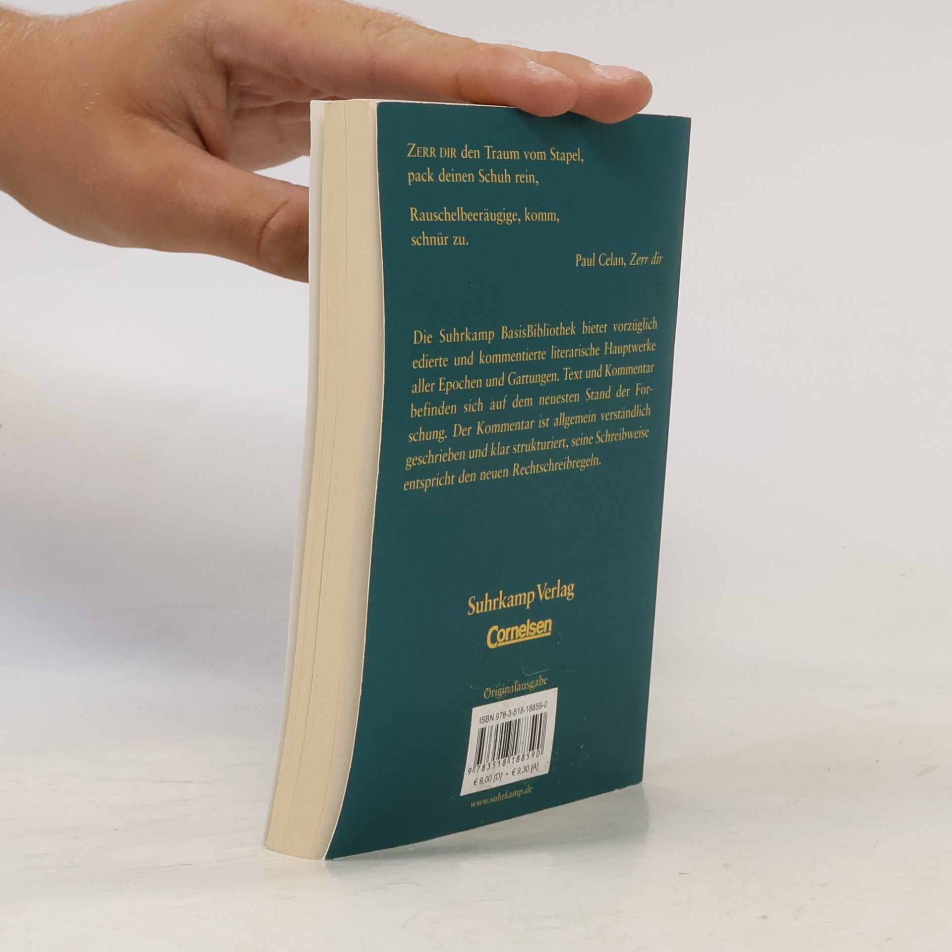 Paul Celan Todesfuge und andere Gedichte